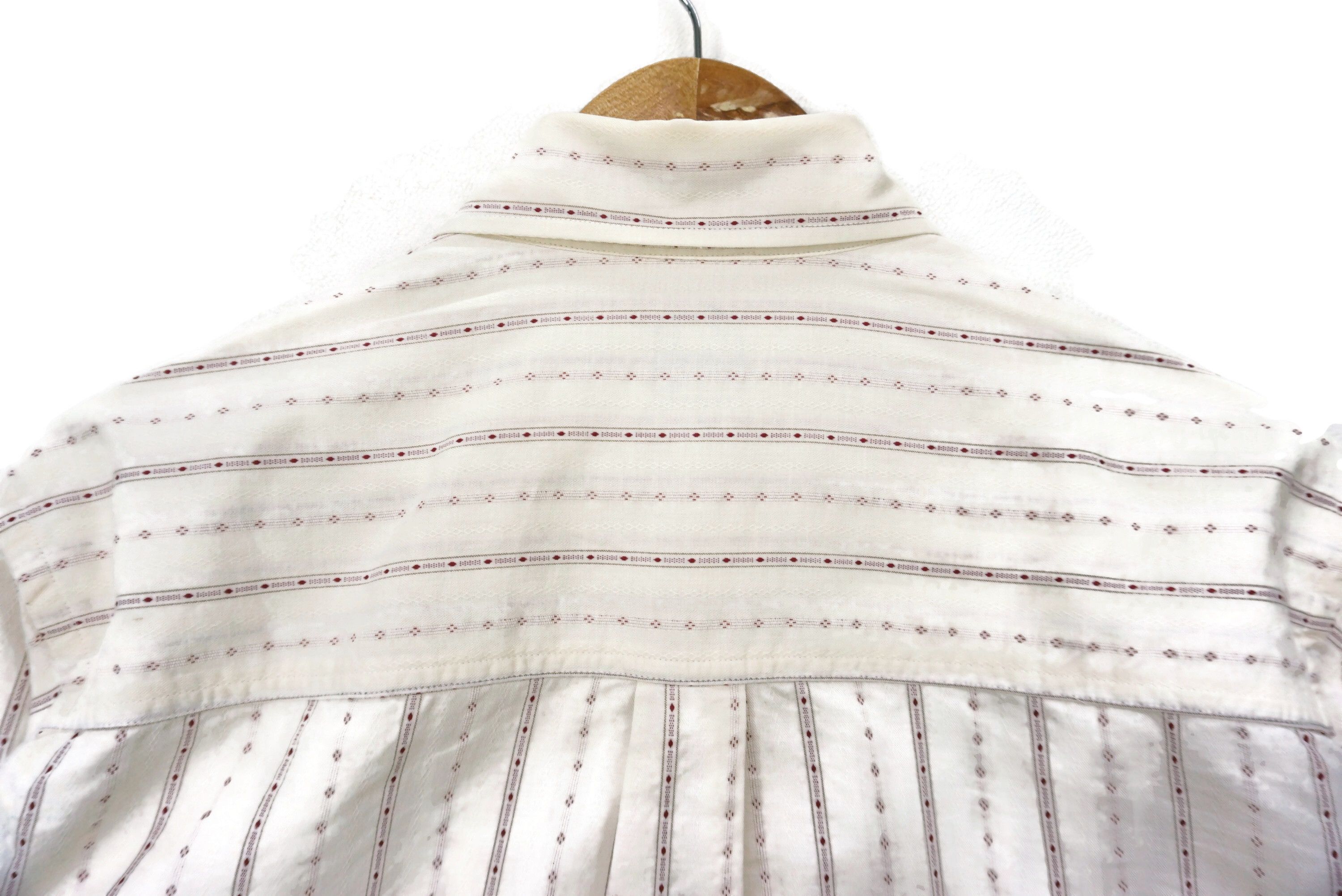 Japanese Brand Yukiko Hanai Homme Stripe Button Down Shirt Size M Size US M / EU 48-50 / 2 - 10 Thumbnail