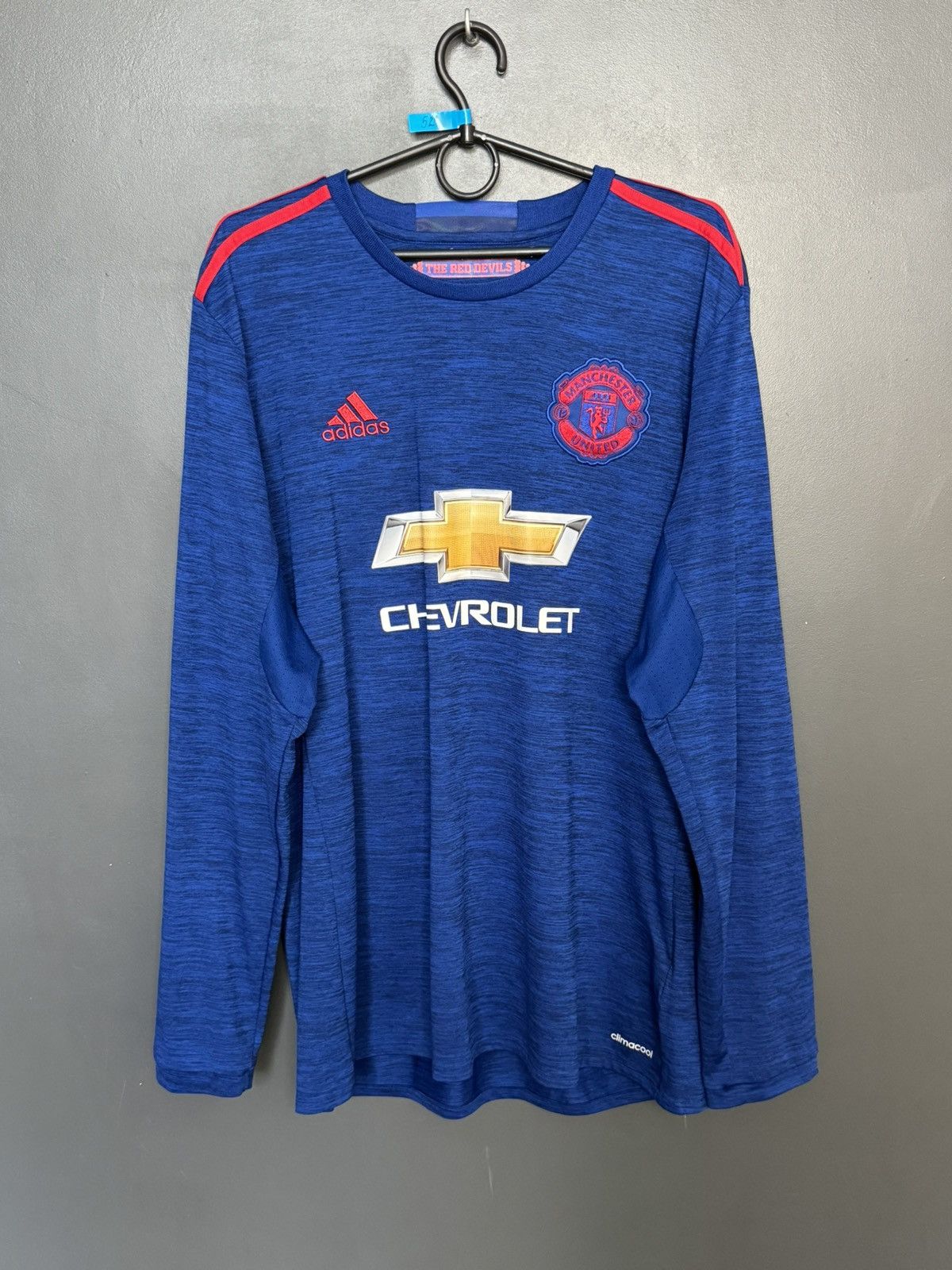 Adidas Manchester United 16/17 Away Football Long Sleeve Jersey Size US L / EU 52-54 / 3 - 1 Thumbnail