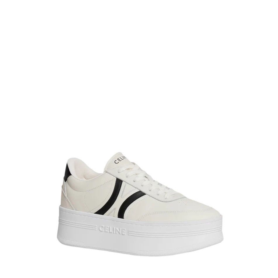 Celine CELINE $1000 Milk/Black Block Sneakers New & Authentic (Wome Size US 9 / IT 39 - 2 Thumbnail