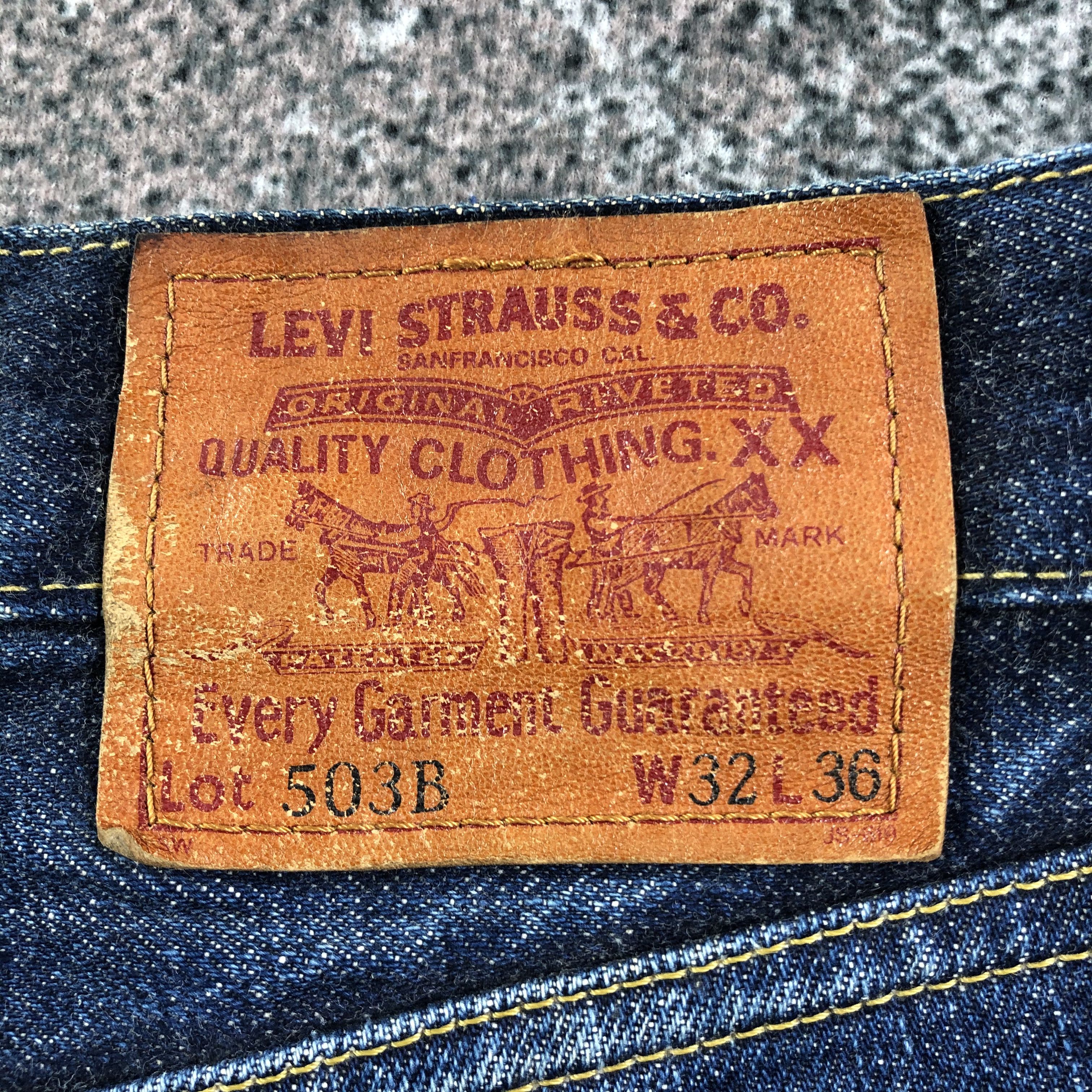 Levi's Vintage Levis 503 Redline Jeans Selvedge Denim KJ1803 Size US 32 / EU 48 - 5 Thumbnail