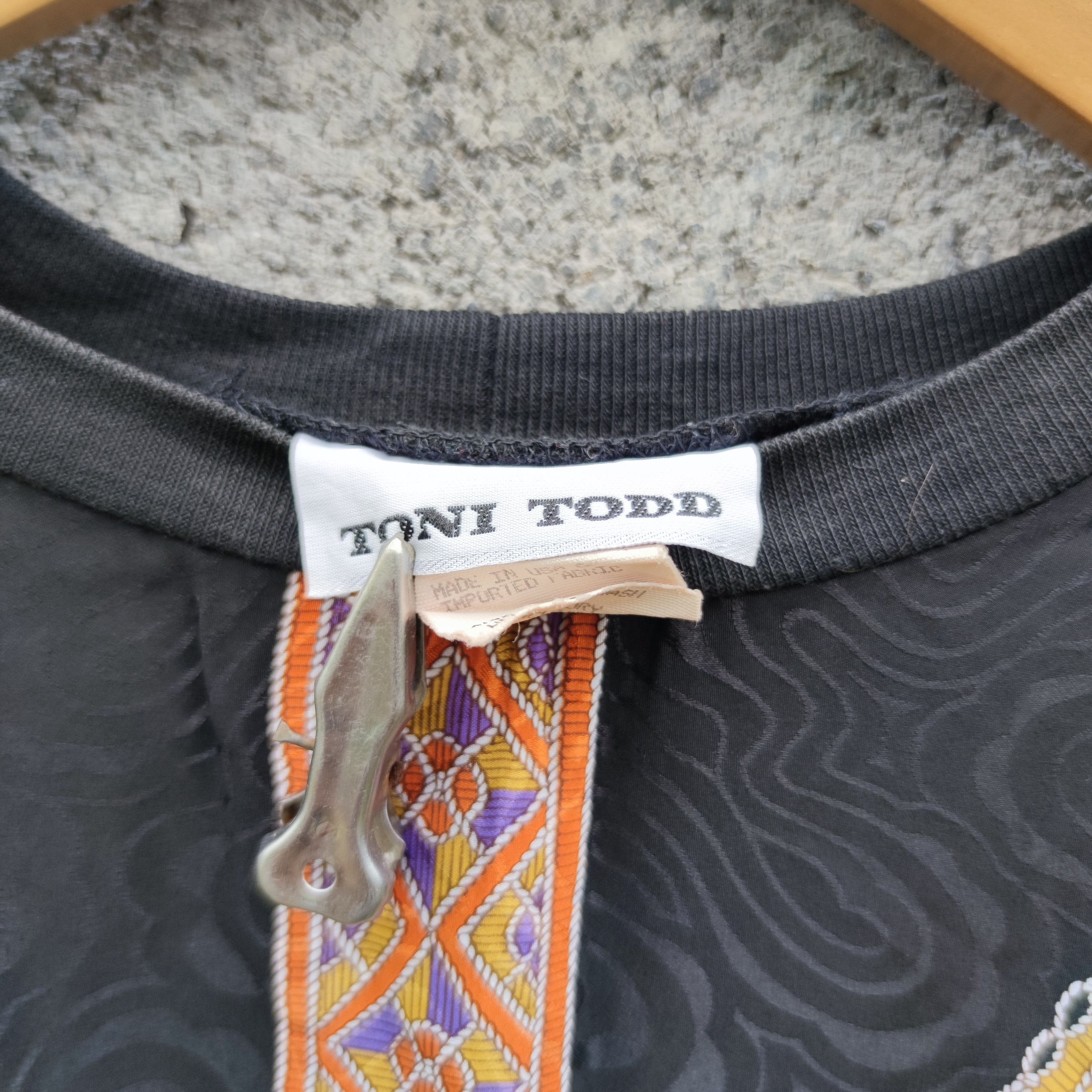Vintage Vintage 80s Toni Todd Baroque Green Gold Sweatshirt Size US M / EU 48-50 / 2 - 3 Thumbnail