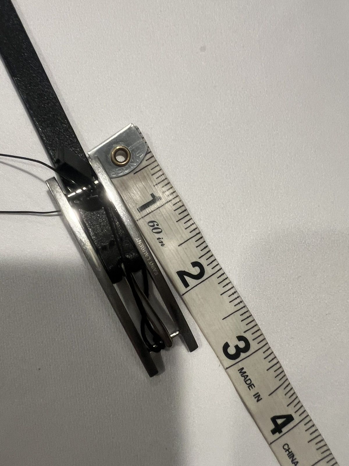 Saint Laurent Paris Saint Laurent men’s skinny belt. 95/36 $750 Size 36 - 2 Thumbnail