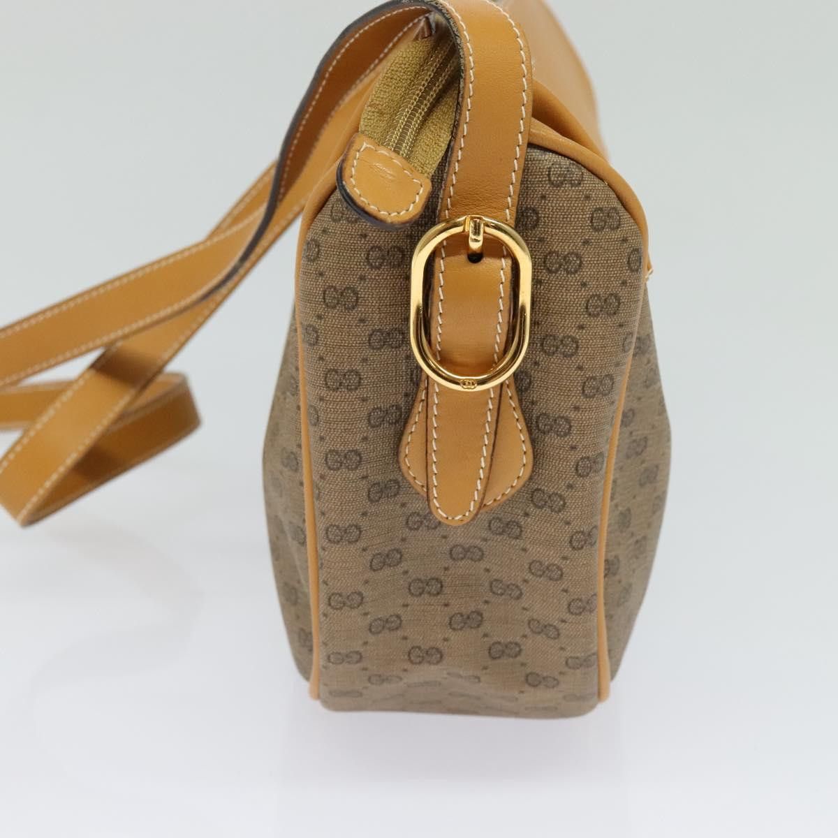 Gucci GUCCI Micro GG Supreme Shoulder Bag Pvc Beige Gold 001 115 Size ONE SIZE - 5 Thumbnail