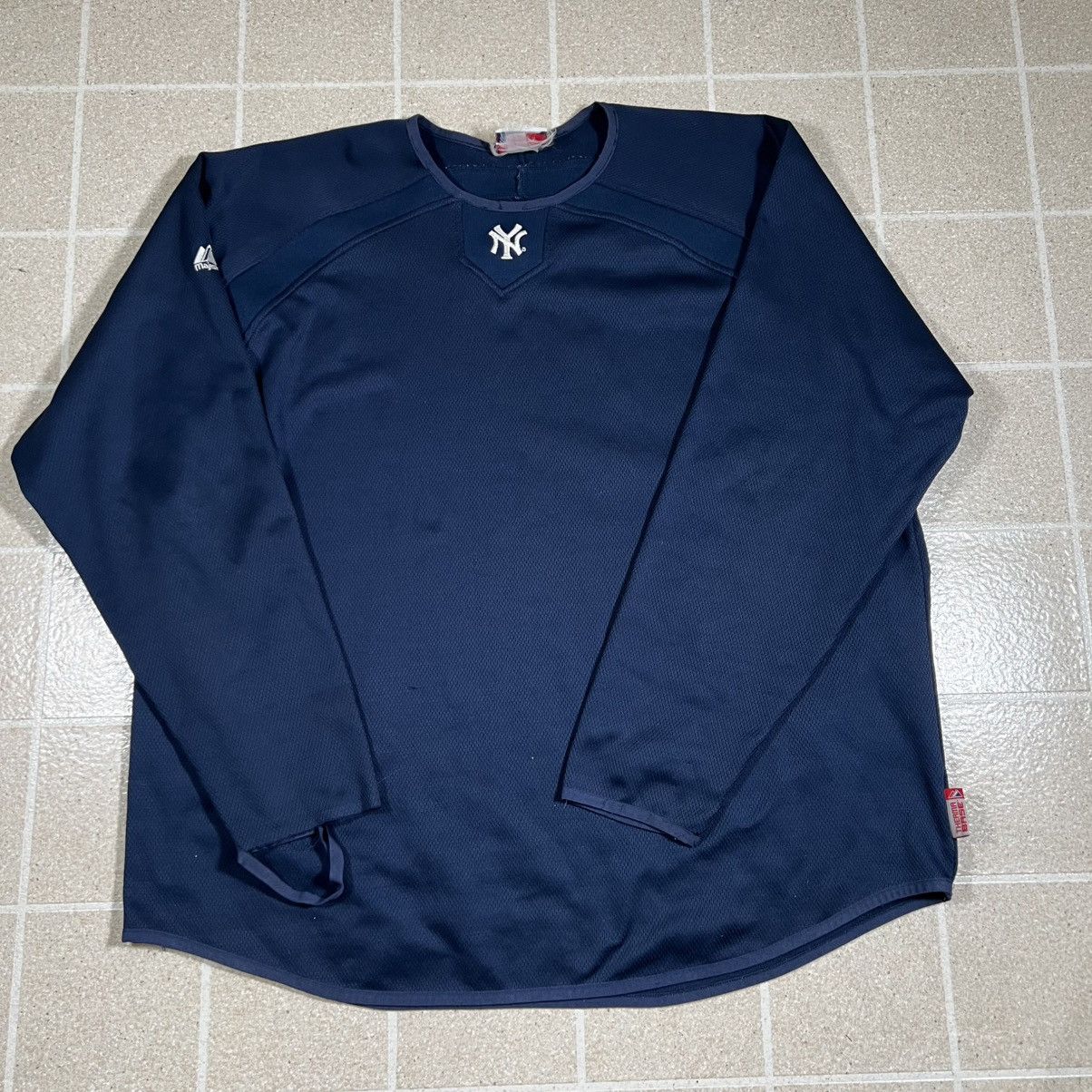 Majestic New York Yankees Majestic 2XL Therma Base Fleece Pullover Size US XXL / EU 58 / 5 - 1 Thumbnail