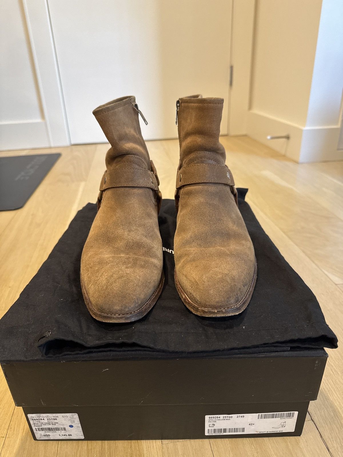 Yves Saint Laurent Wyatt chocolate brown Size US 9.5 / EU 42-43 - 1 Thumbnail