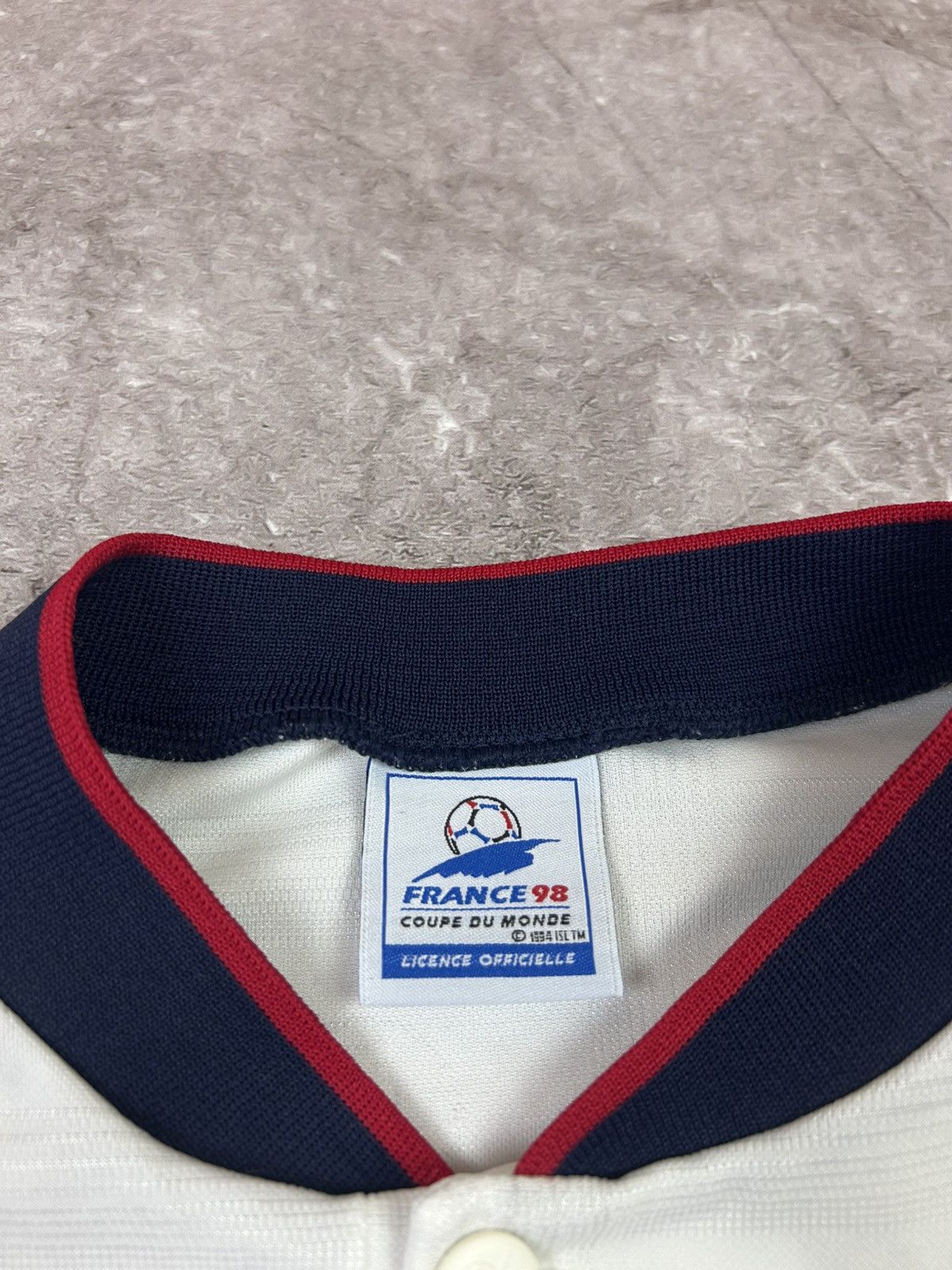 Vintage Vintage France 1998 World Cup tee monogram Size US L / EU 52-54 / 3 - 3 Thumbnail