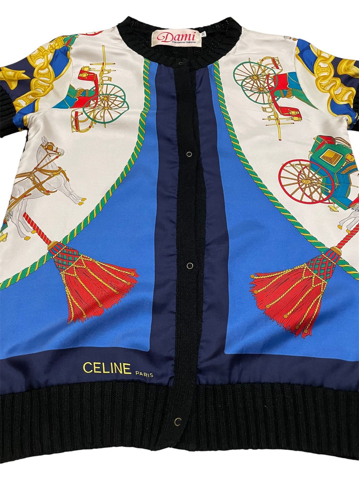 Japanese Brand Rare Damianne Halume Vtg Celine Scarf Remakes Tops Size S / US 4 / IT 40 - 2 Thumbnail