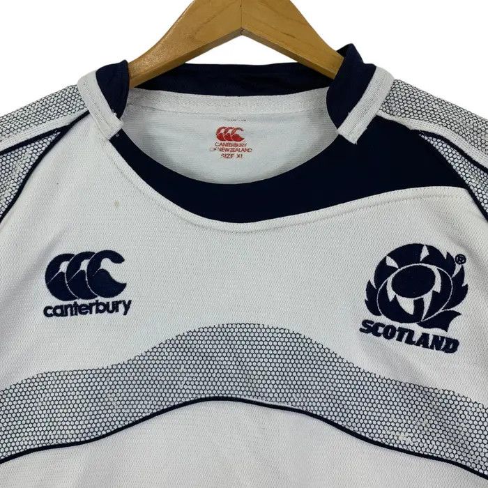 Canterbury of New Zealand Vintage CANTERBURY RUGBY SCOTLAND Team Jersey Tee Shirt Size US XL / EU 56 / 4 - 3 Thumbnail