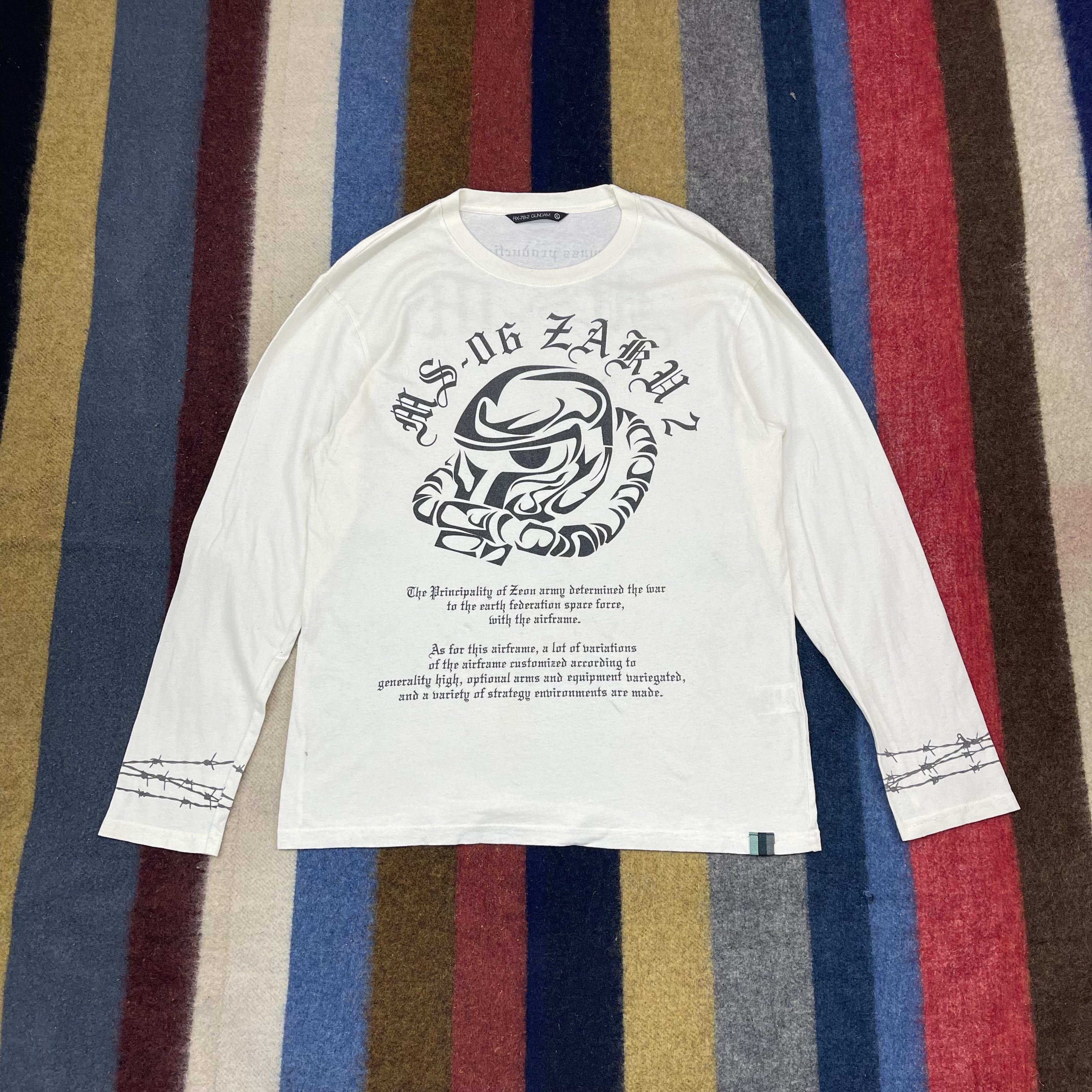 Anime GUNDAM MS 06 ZAKU ii Long Sleeve T Shirt #1559/AZ Size US L / EU 52-54 / 3 - 1 Thumbnail
