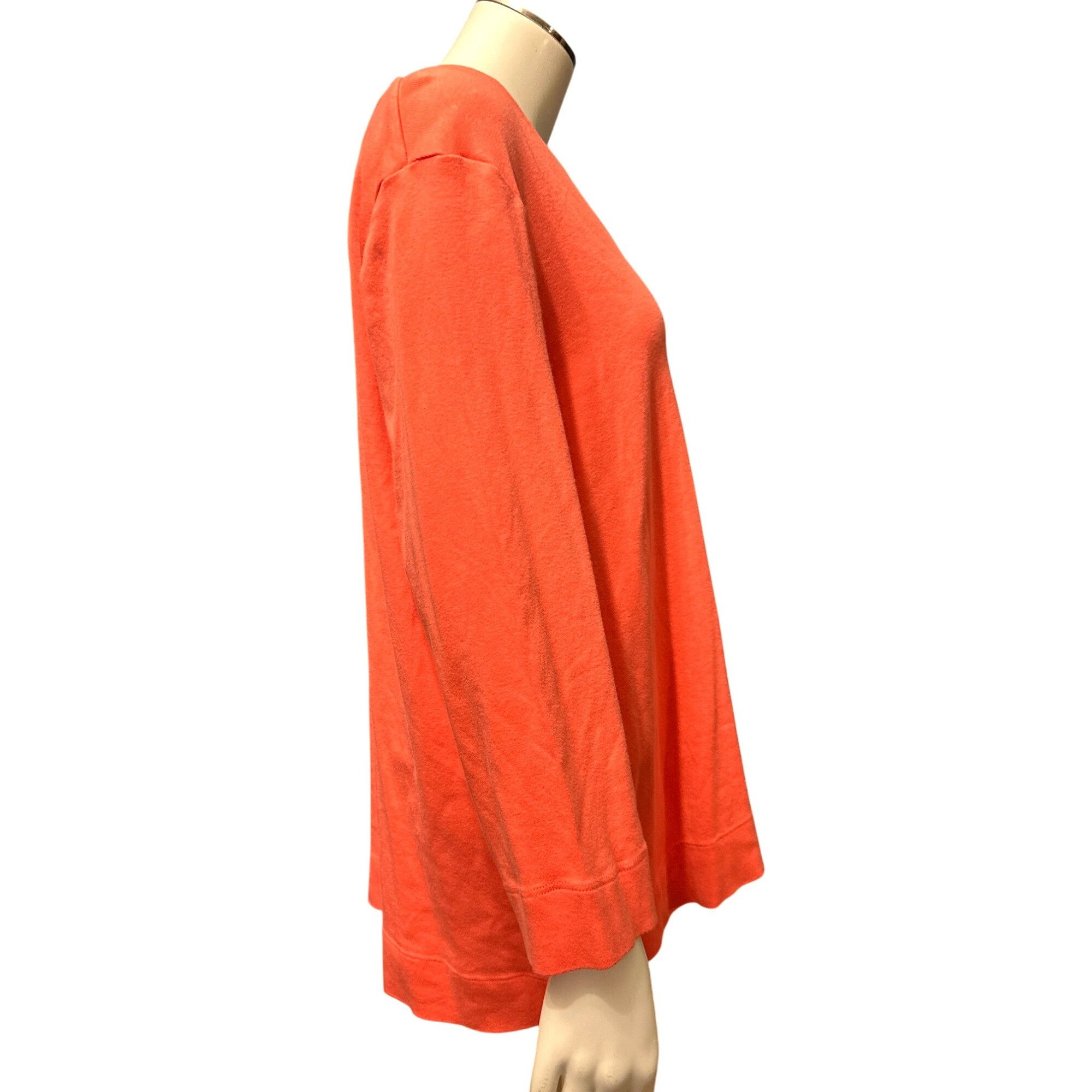 Chicos Chicos The Ultimate Tee Long Sleeve Orange Blouse Size 3 Size XL / US 12-14 / IT 48-50 - 4 Thumbnail
