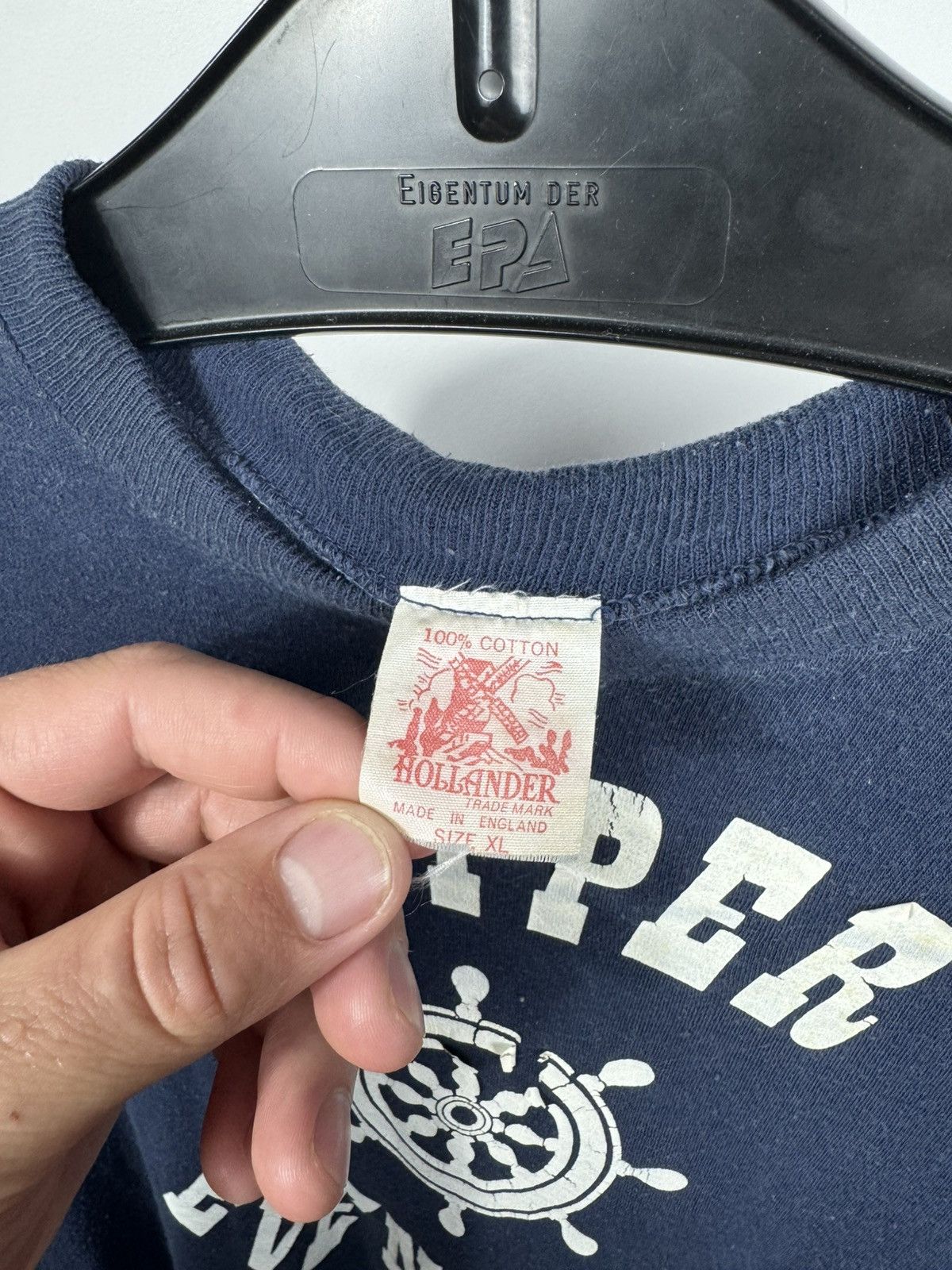 Other Vintage Skipper Evansail Nautical Port Souvenir T Shirt XL Size US XL / EU 56 / 4 - 5 Thumbnail