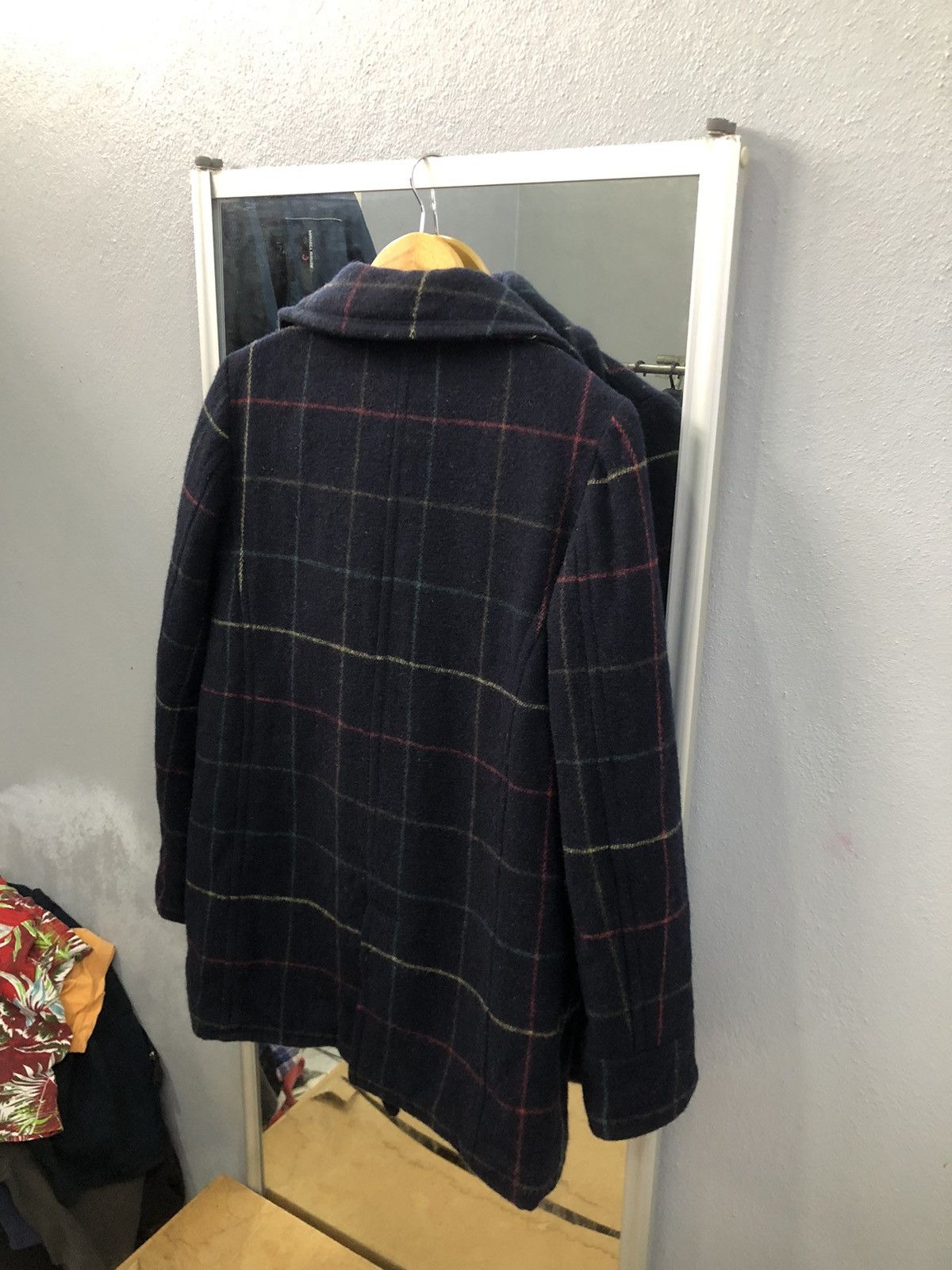 Japanese Brand Arnold Palmer Japan Wool Check Peacoat Women’s 90s Size S / US 4 / IT 40 - 13 Thumbnail