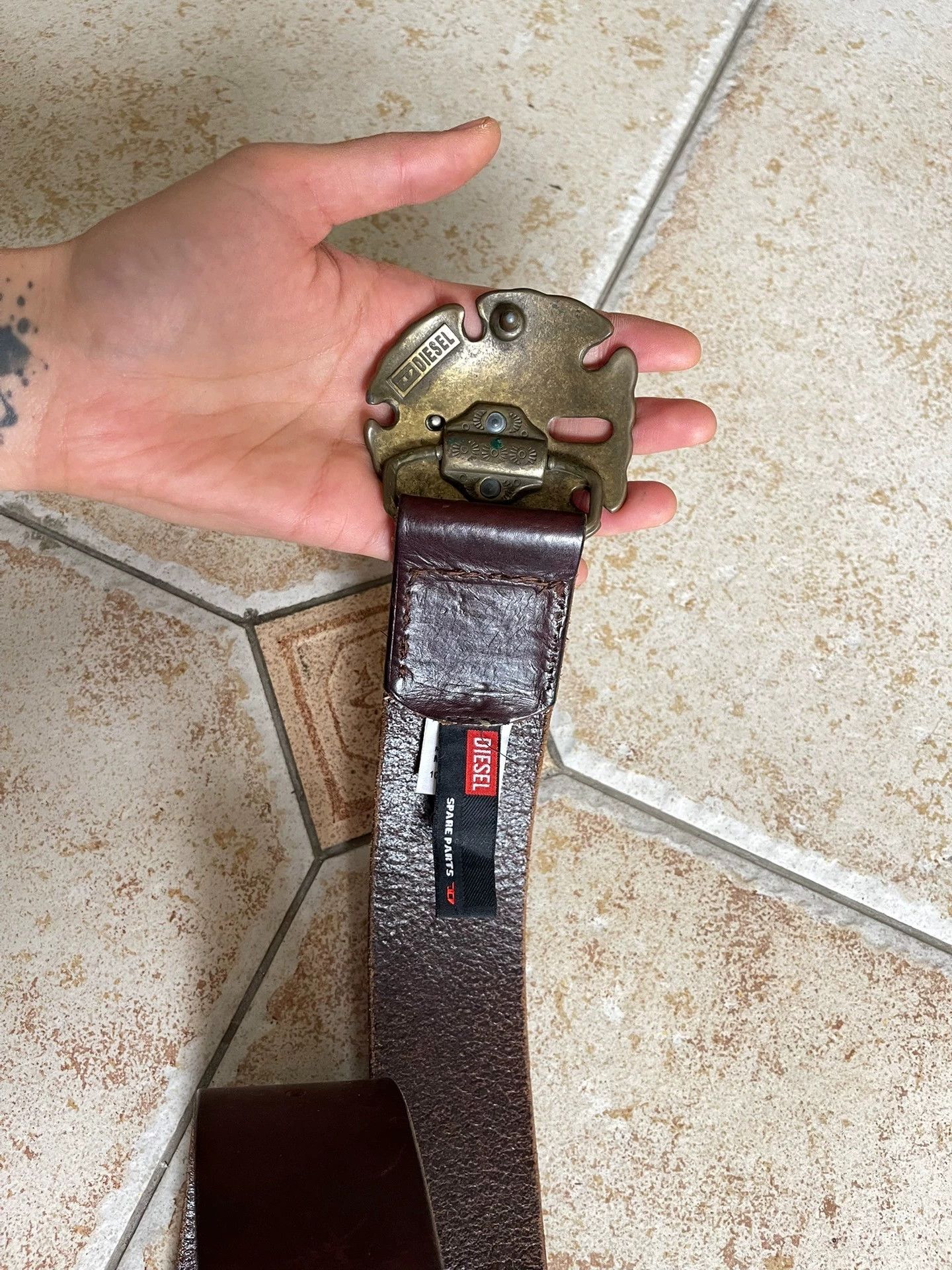 Diesel DIESEL Emerald Inlaid Belt Size ONE SIZE - 4 Thumbnail