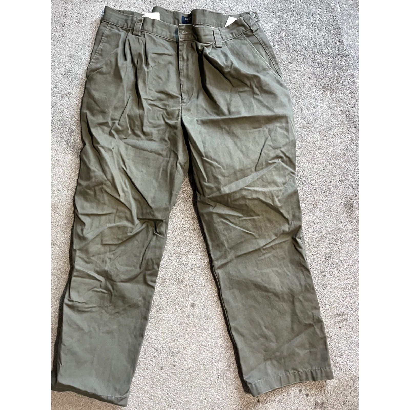 Dockers DOCKERS Classic Fit Chinos Pants 38x30 Green Khaki Mens Size US 38 / EU 54 - 3 Thumbnail