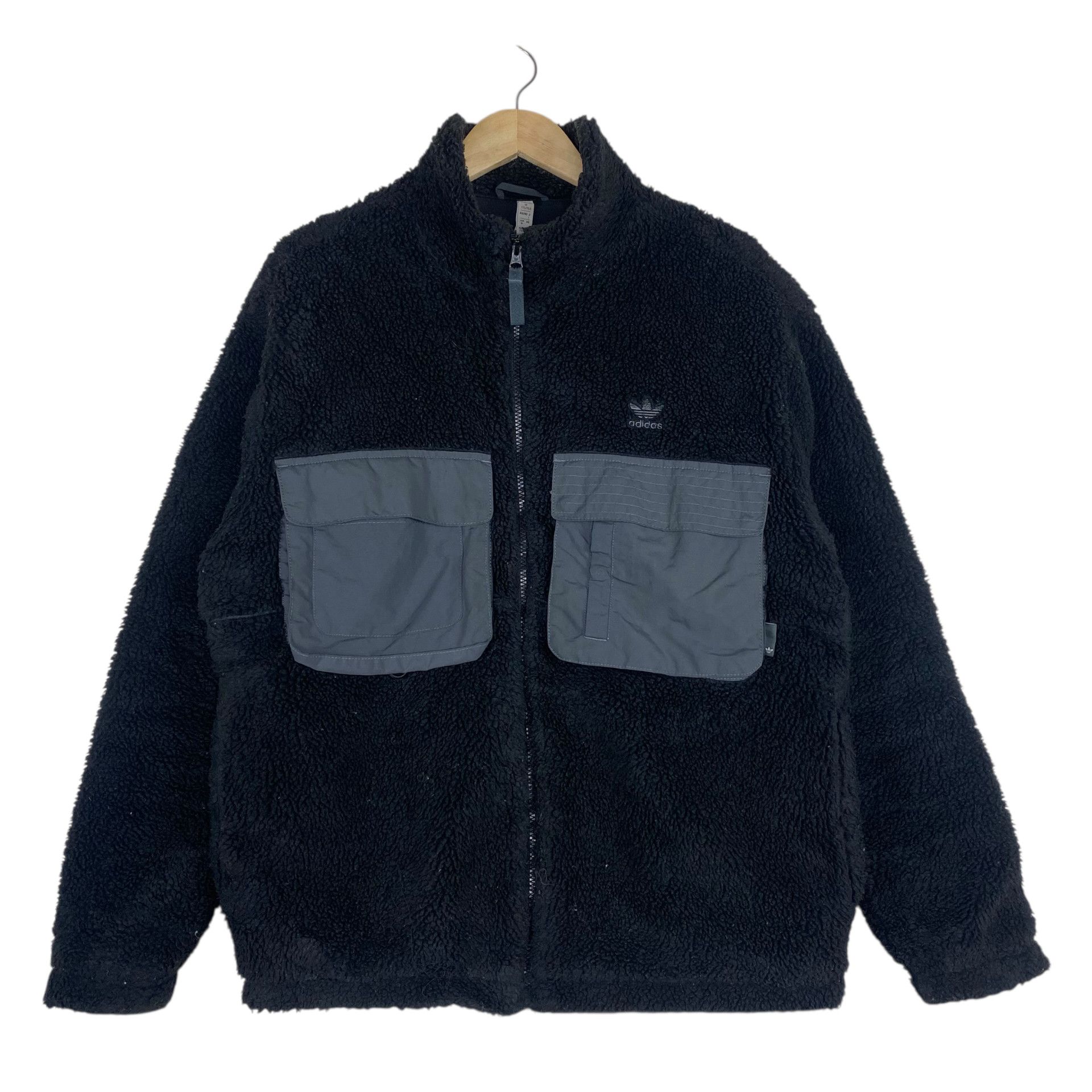 Adidas 💥BOA FLEECE ADIDAS DEEPILE ZIPPER JACKET Size US L / EU 52-54 / 3 - 1 Thumbnail