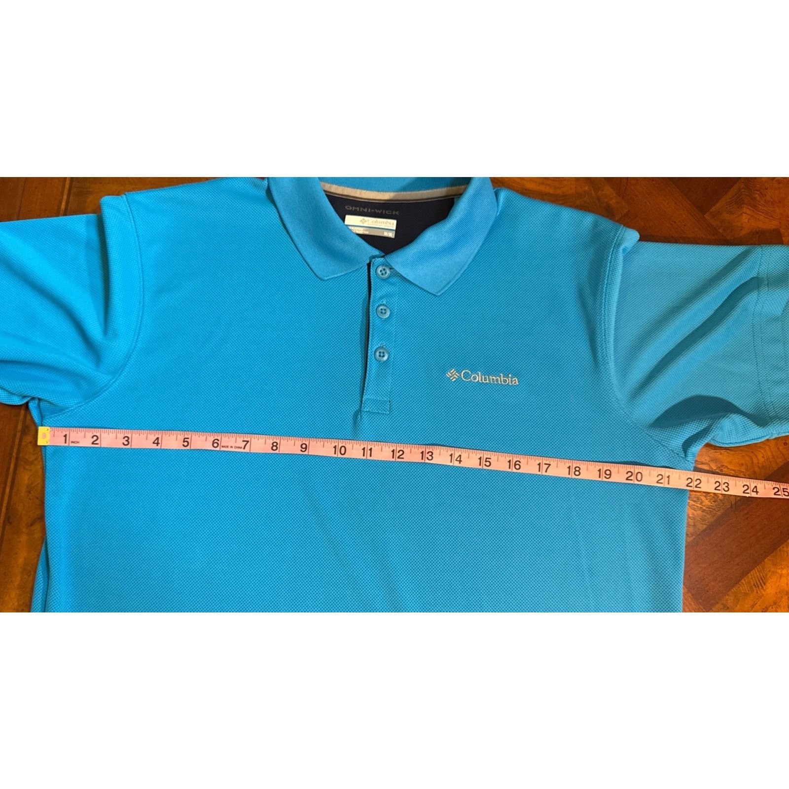 Columbia Columbia Sportswear Omni-Wick Men's Med Blue Golf Polo Size US M / EU 48-50 / 2 - 7 Thumbnail