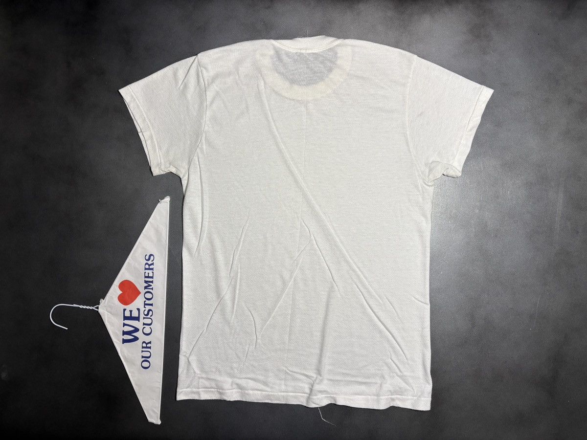 Vintage Vintage Blank Tee 1980s White T-Shirt Made in USA Thin Small Size US S / EU 44-46 / 1 - 16 Thumbnail