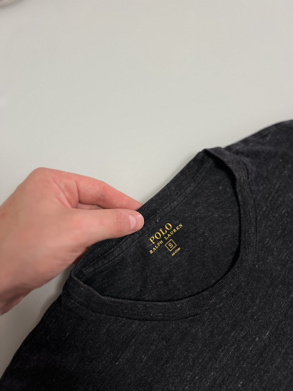 Polo Ralph Lauren Vintage Polo Ralph Lauren Long Sleeve Dark Grey Size US S / EU 44-46 / 1 - 6 Thumbnail