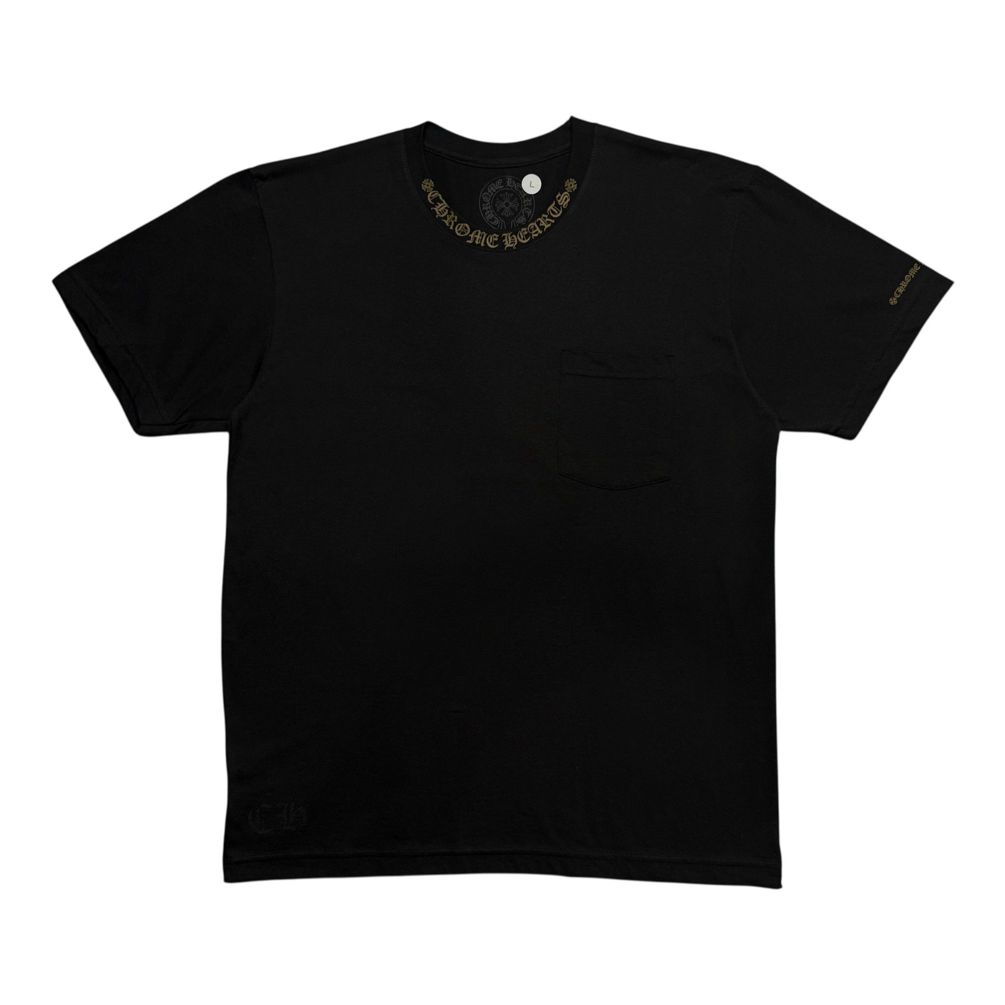 Chrome Hearts F*CK YOU STRIPE LOGO TEE 