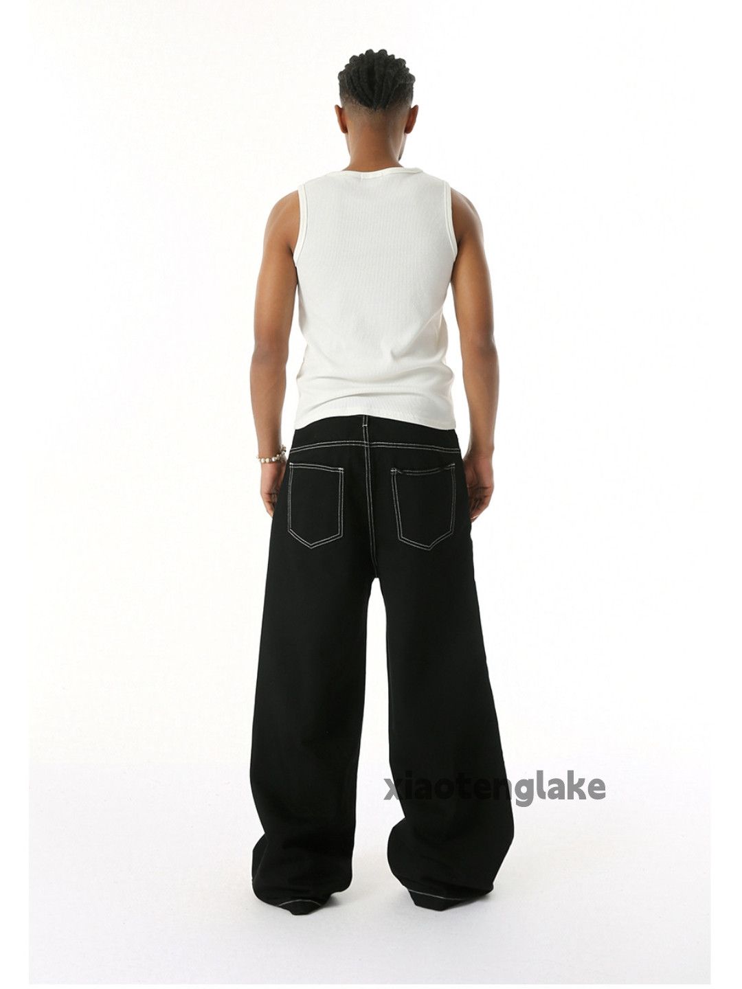 Jean zx utility loose baggy wide Leg hiphop flared jeans Size US 28 / EU 44 - 2 Thumbnail