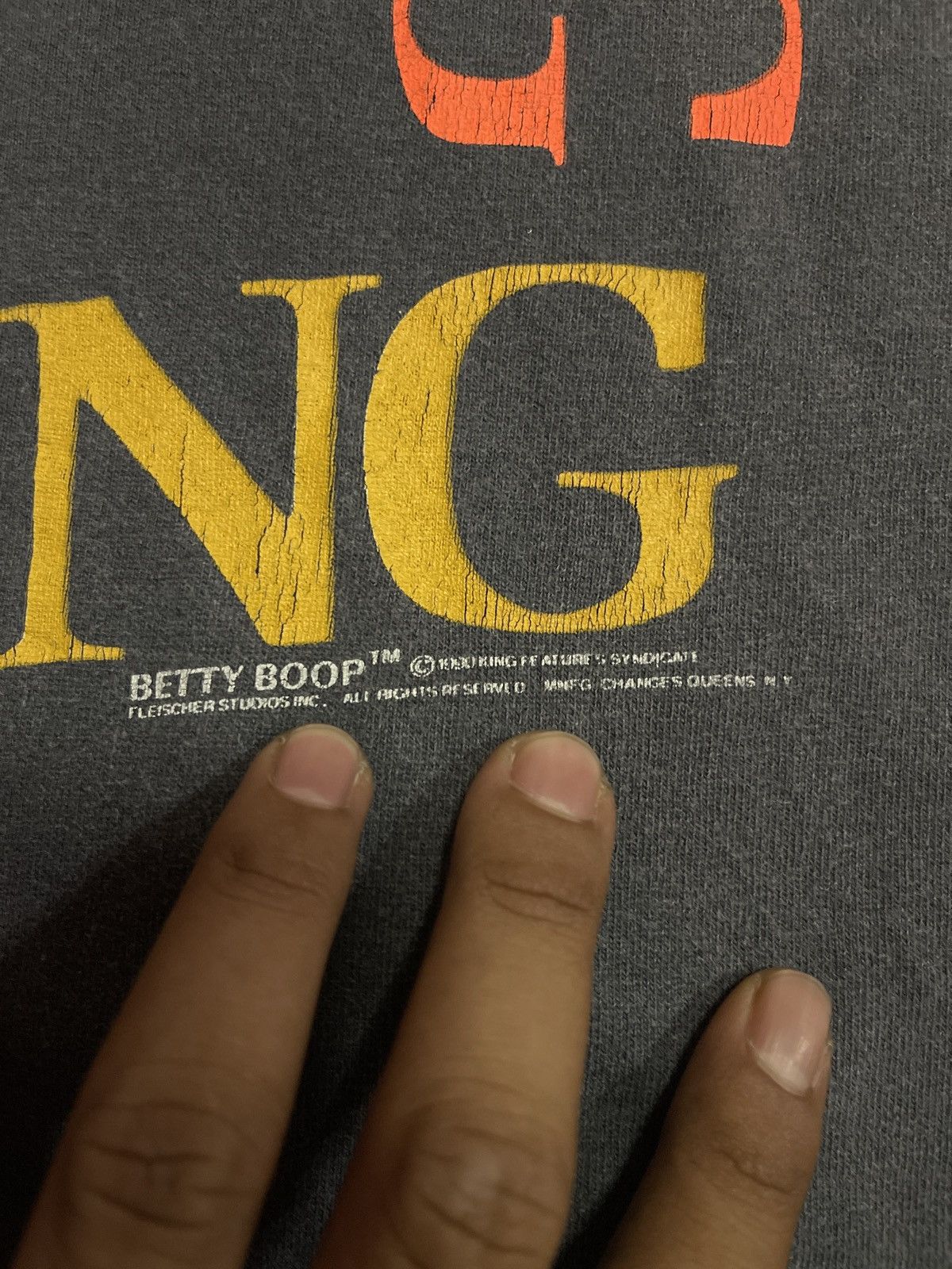 Changes Vintage 90s Sun Faded Betty Boop🔥🔥🔥 Size US XL / EU 56 / 4 - 12 Thumbnail