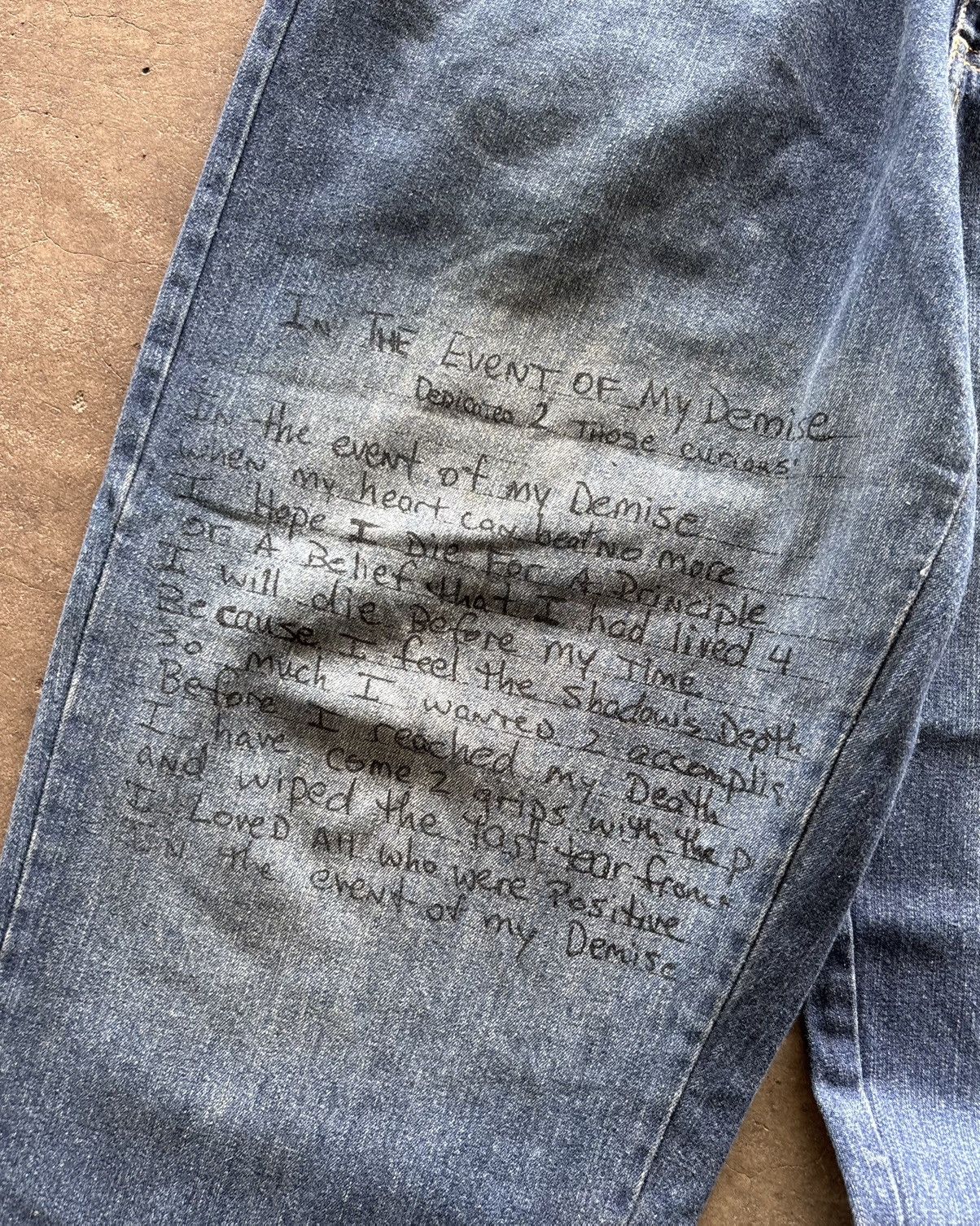 Makaveli Makaveli 2Pac Shakur Denim Jeans Size US 34 / EU 50 - 4 Thumbnail