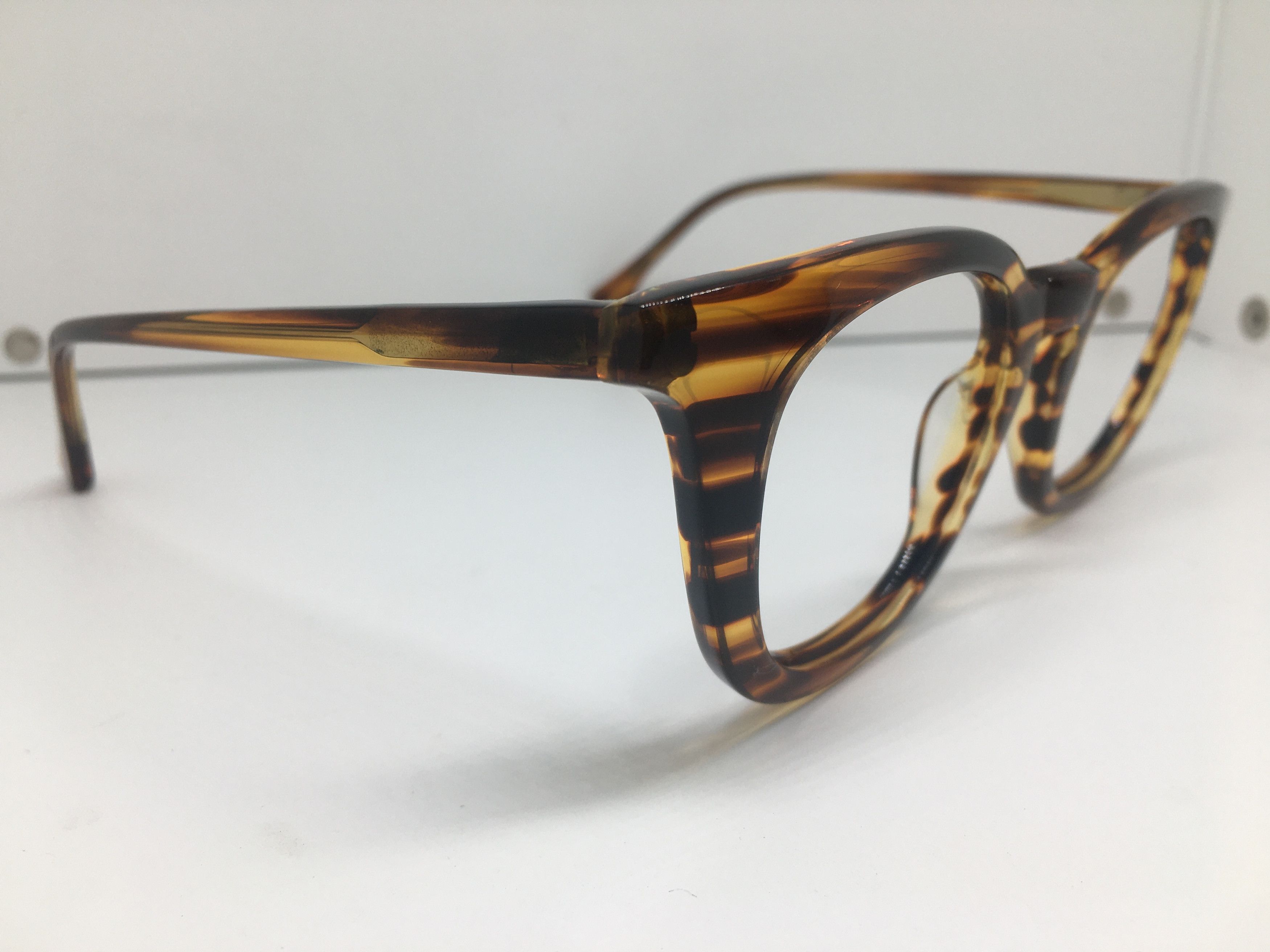 Other Brown Acetate Keyhole Bridge Eyeglasses Frame Size ONE SIZE - 2 Thumbnail