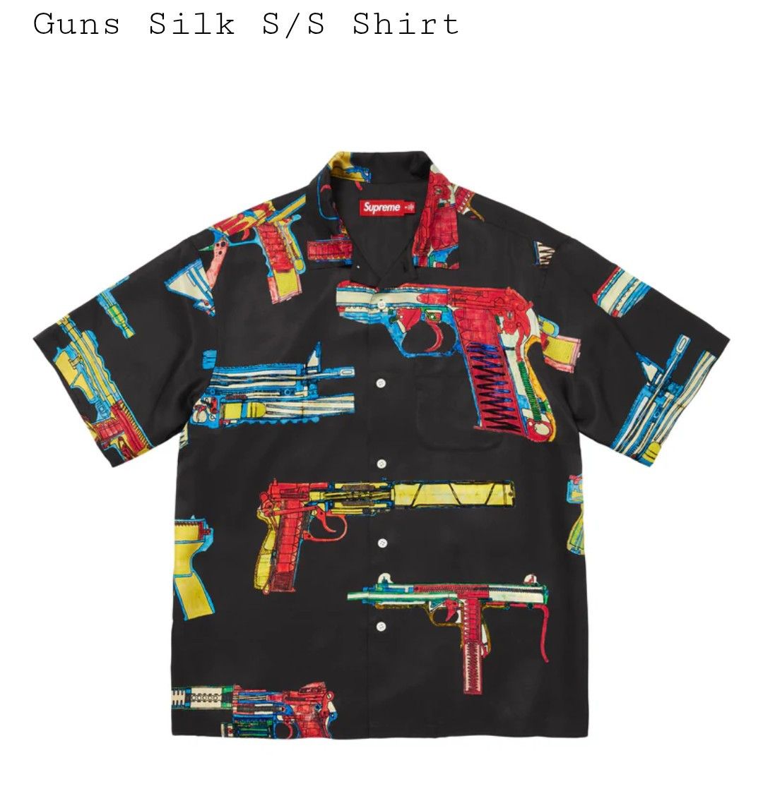 Supreme SUPREME MARBLE SILK SHIRT S/S 2020 | Grailed