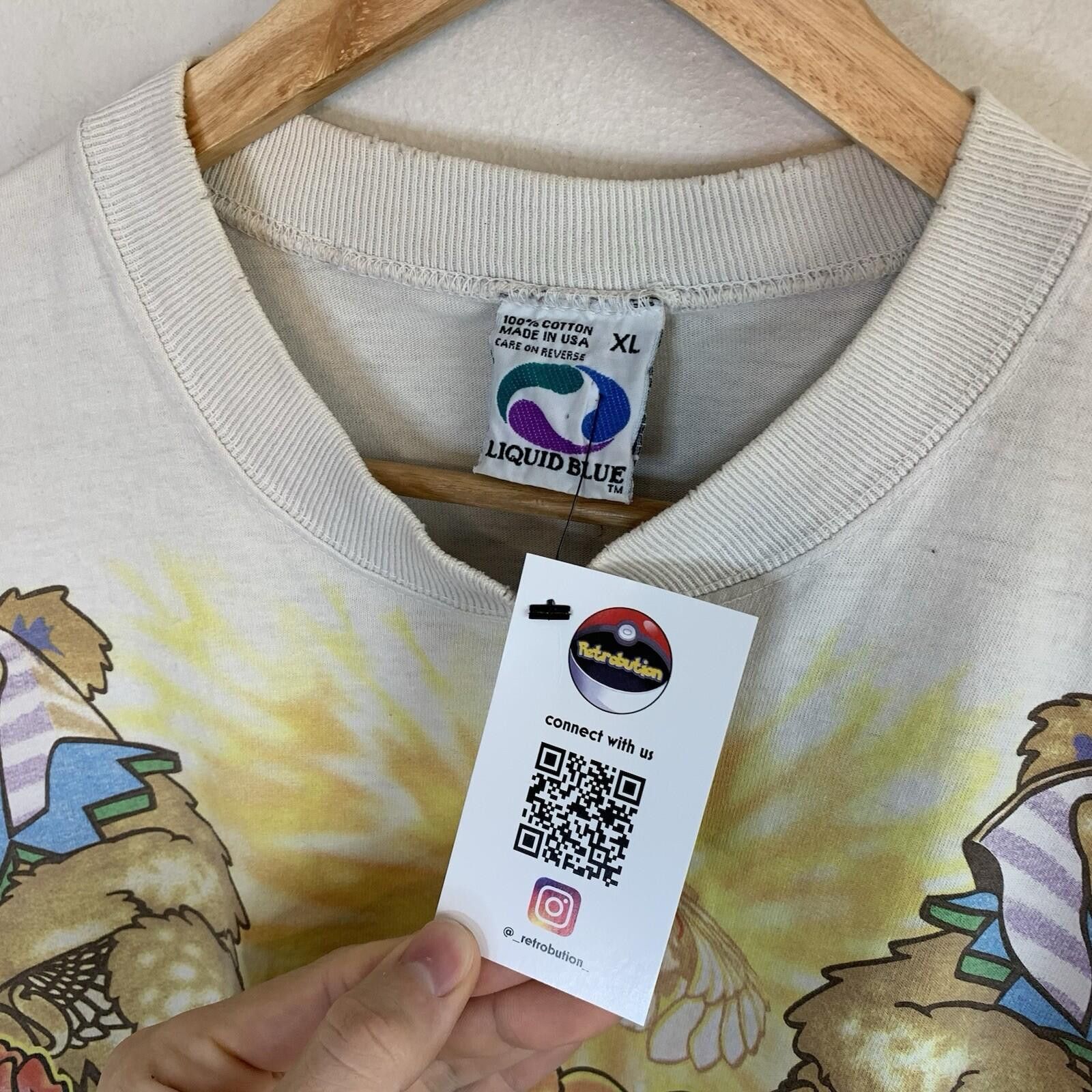 Liquid Blue Vintage 1996 Grateful Dead Egypt Tour Liquid Blue Shirt XL Size US XL / EU 56 / 4 - 6 Thumbnail