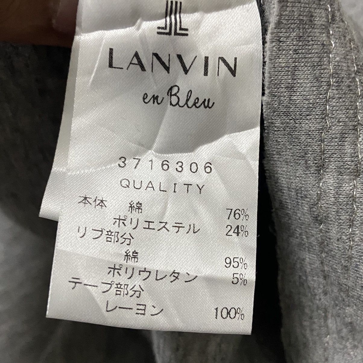 Designer × Lanvin Lanvin en bleu Crewneck Sweatshirt Size M / US 6-8 / IT 42-44 - 5 Thumbnail