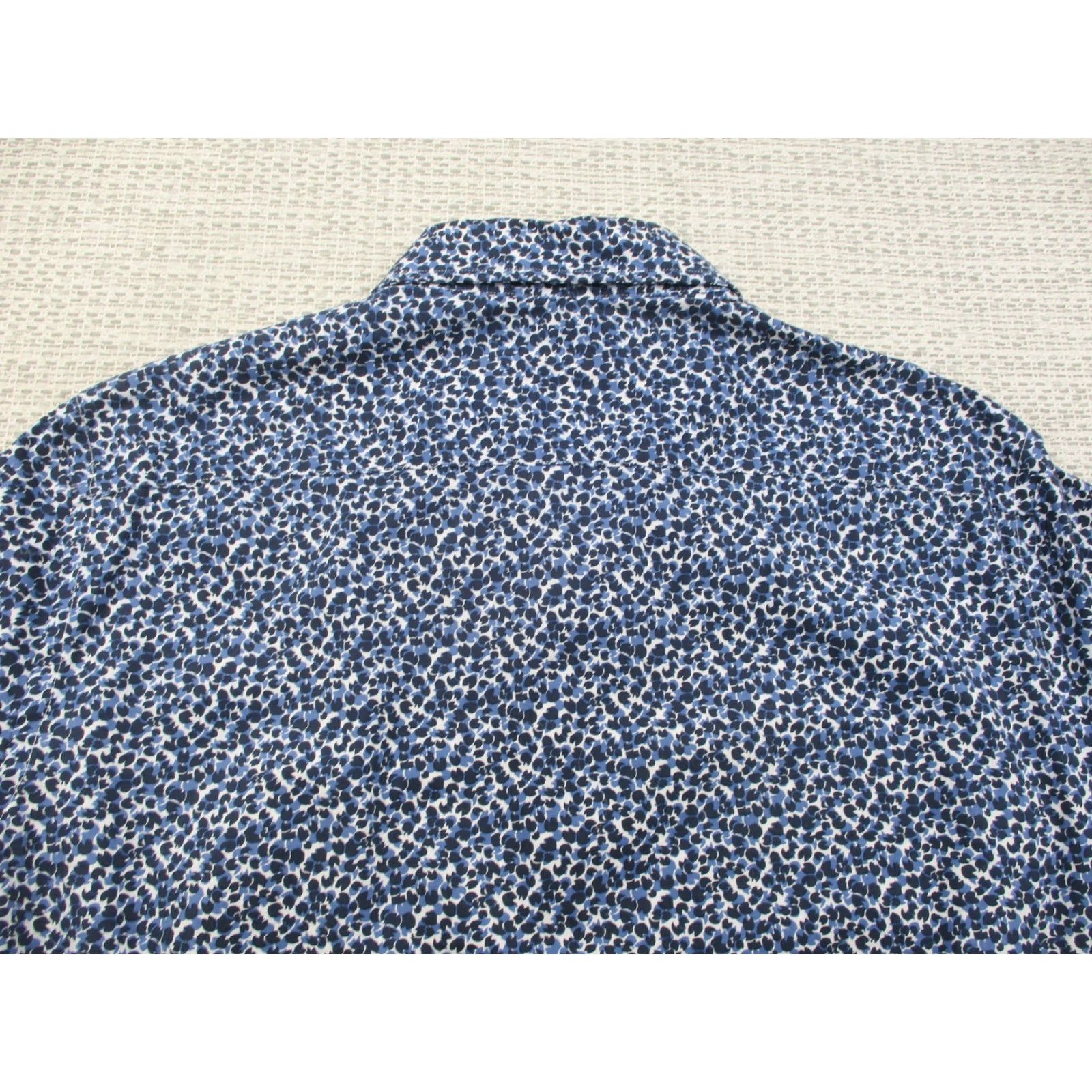 Vintage Awearness Kenneth Cole Shirt Mens Large Floral Print Button Up Stretch Casual Size US L / EU 52-54 / 3 - 6 Thumbnail