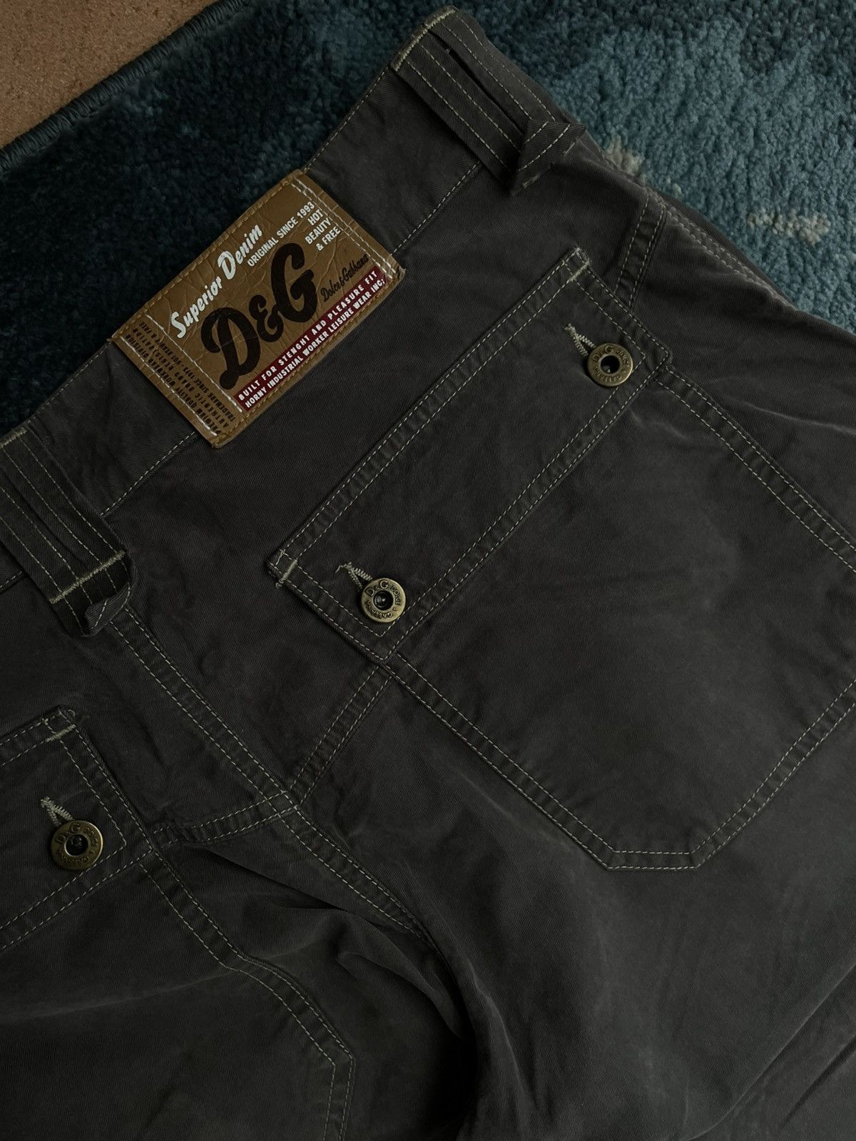 Dolce & Gabbana Dolce Gabbana Archival Multipocket Cargo Military Pants Size US 36 / EU 52 - 8 Thumbnail