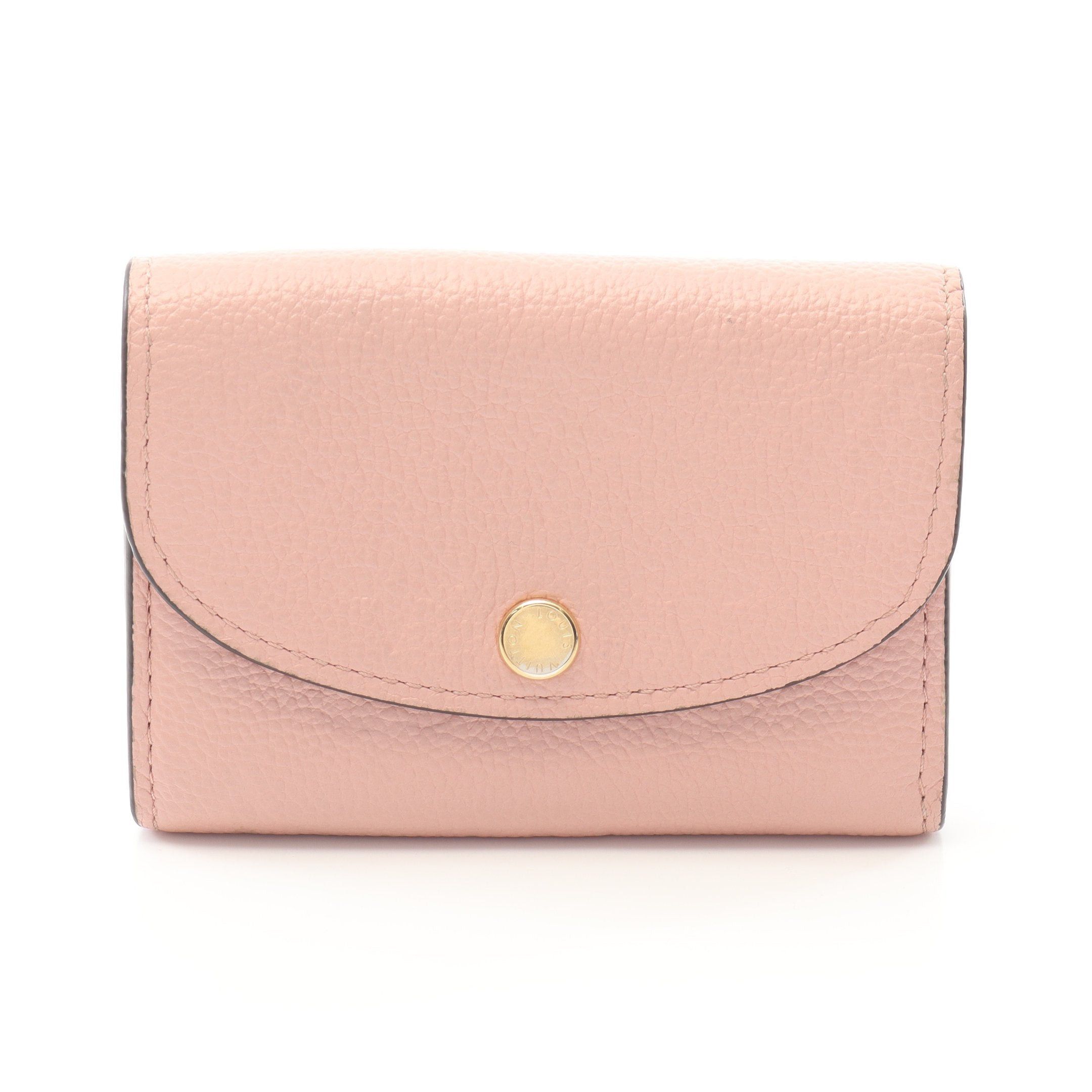 Louis Vuitton Louis Vuitton Porte-Monnaie Rosary Monogram Amplant Rose Poodle Bi-Fold Wallet Leather Pink Size ONE SIZE - 1 Thumbnail