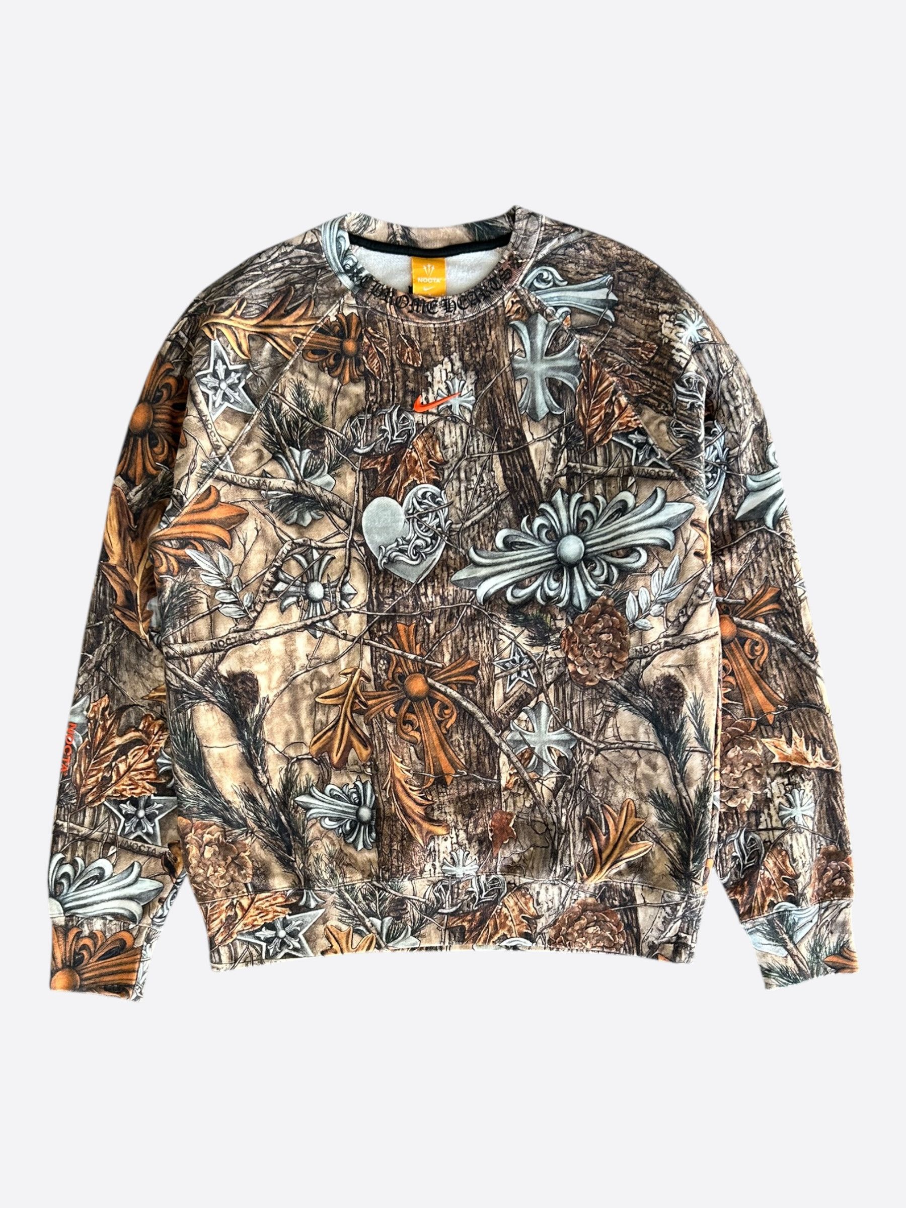 Chrome Hearts Chrome Hearts Nike NOCTA Camouflage Horseshoe Logo Sweater Size US M / EU 48-50 / 2 - 1 Thumbnail