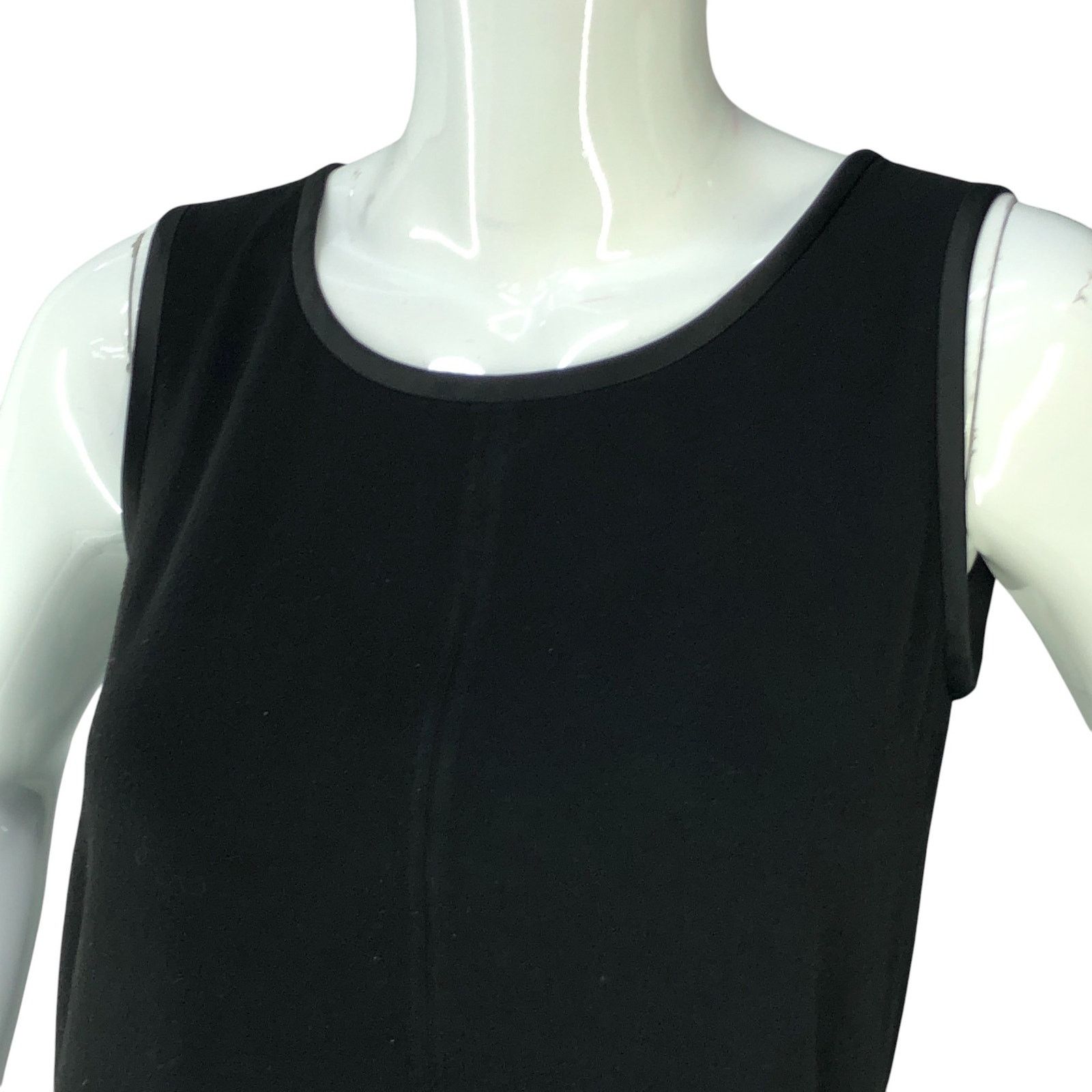Lafayette 148 Lafayette 148 Sz P US XS Top Mixed Media Tank Satin Stretch Size XS / US 0-2 / IT 36-38 - 2 Thumbnail