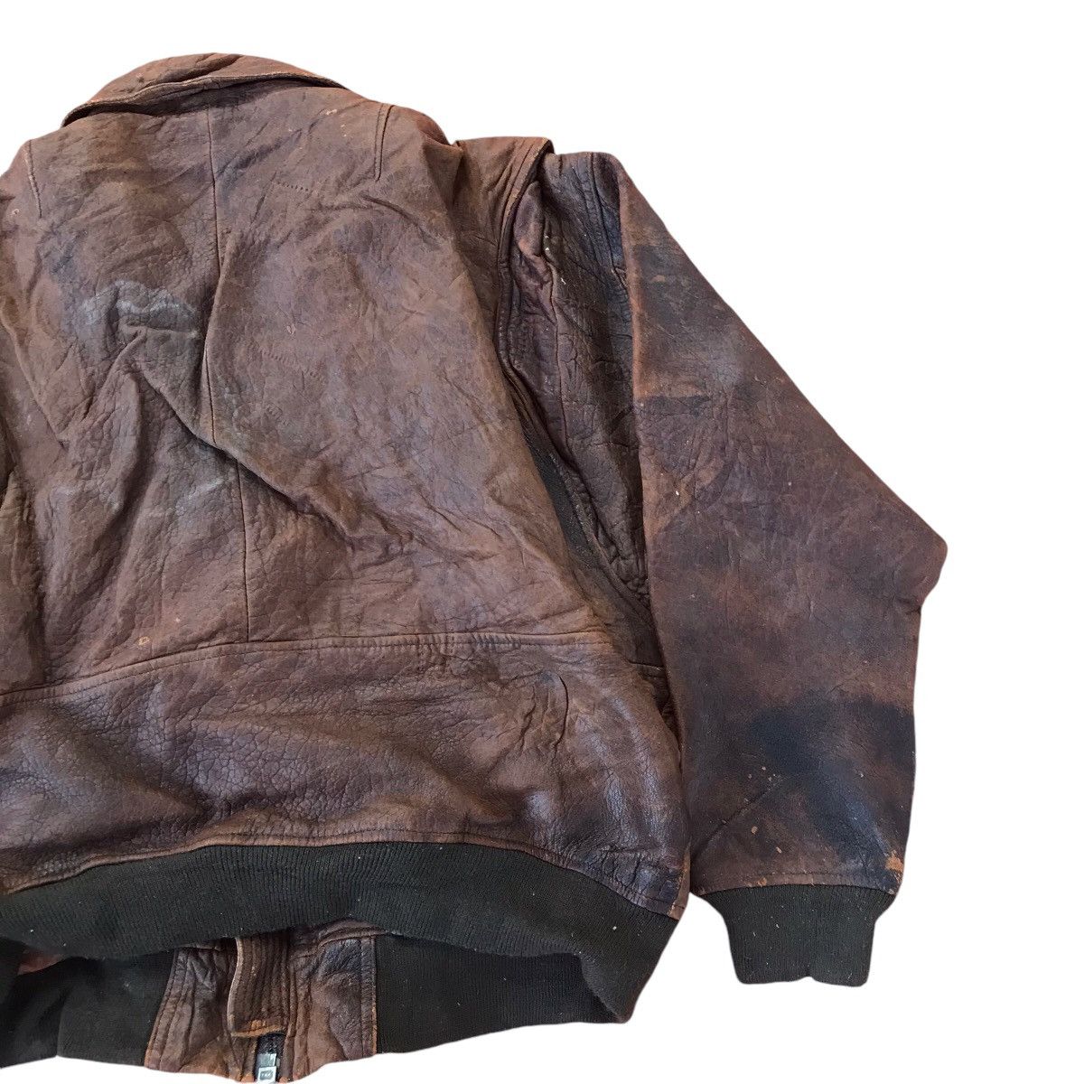Other Vintage 70s military Leather Jacket Size US M / EU 48-50 / 2 - 9 Thumbnail