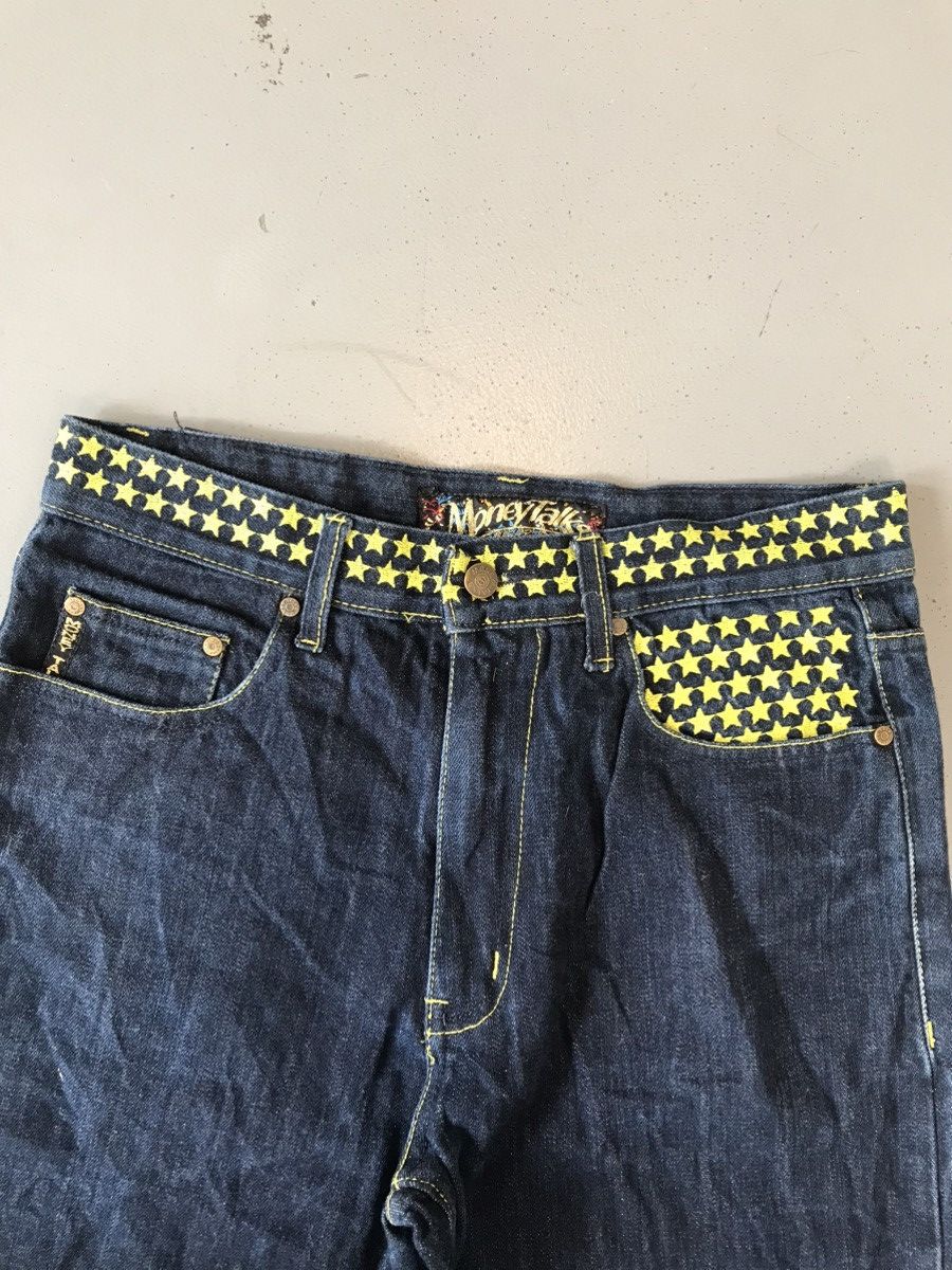 JNCO × Southpole × Vintage Vintage crazy money talks embroidered denim Size US 32 / EU 48 - 6 Thumbnail