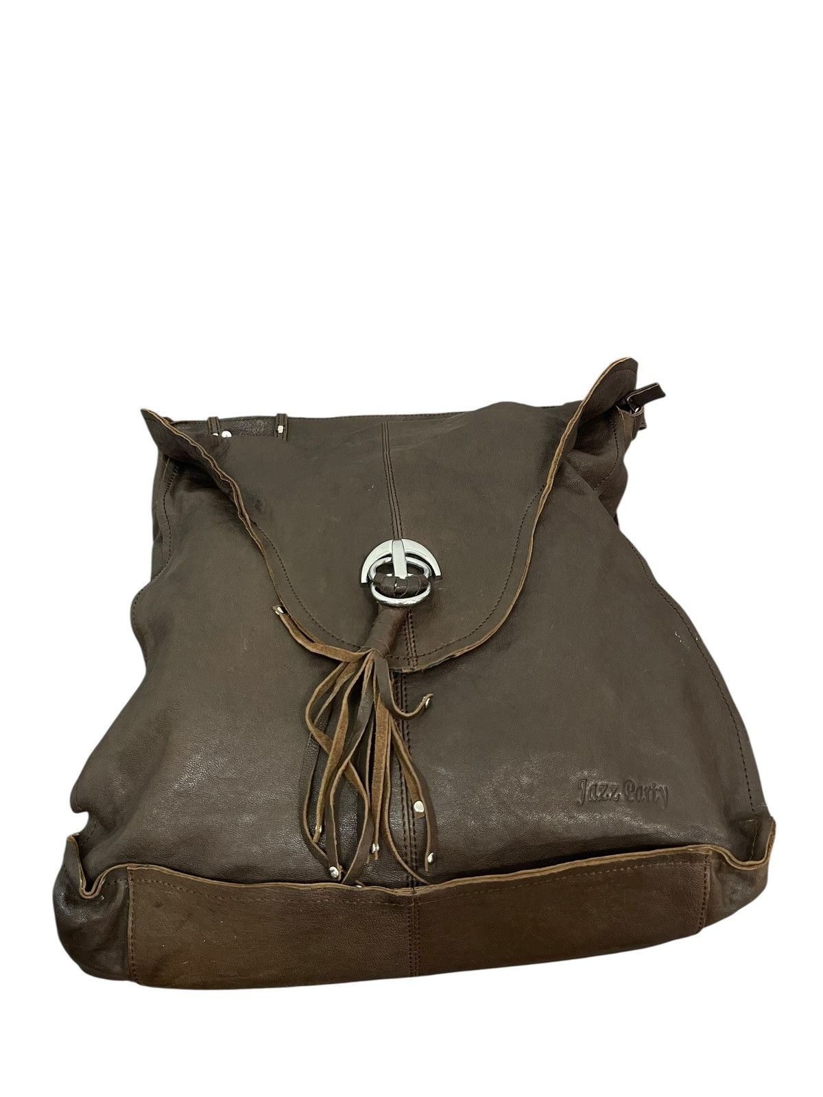 Genuine Leather Full Leather Jazz Party Shoulder Bag 6🟩 Size ONE SIZE - 7 Thumbnail