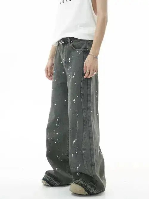 Other hiphop baggy utility flared paint pants Size US 28 / EU 44 - 4 Thumbnail