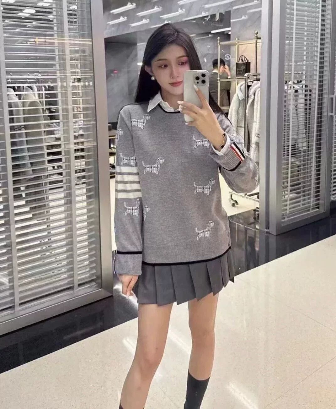 Thom Browne thom browne dachshund knit sweater uni Size US M / EU 48-50 / 2 - 4 Thumbnail