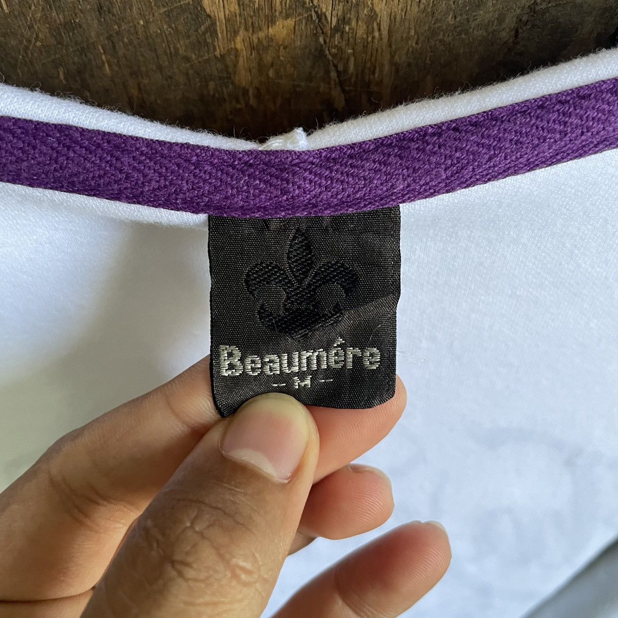 Japanese Brand × Vintage Vintage Beaumere Tribal Cross Hoodie Size US M / EU 48-50 / 2 - 6 Thumbnail