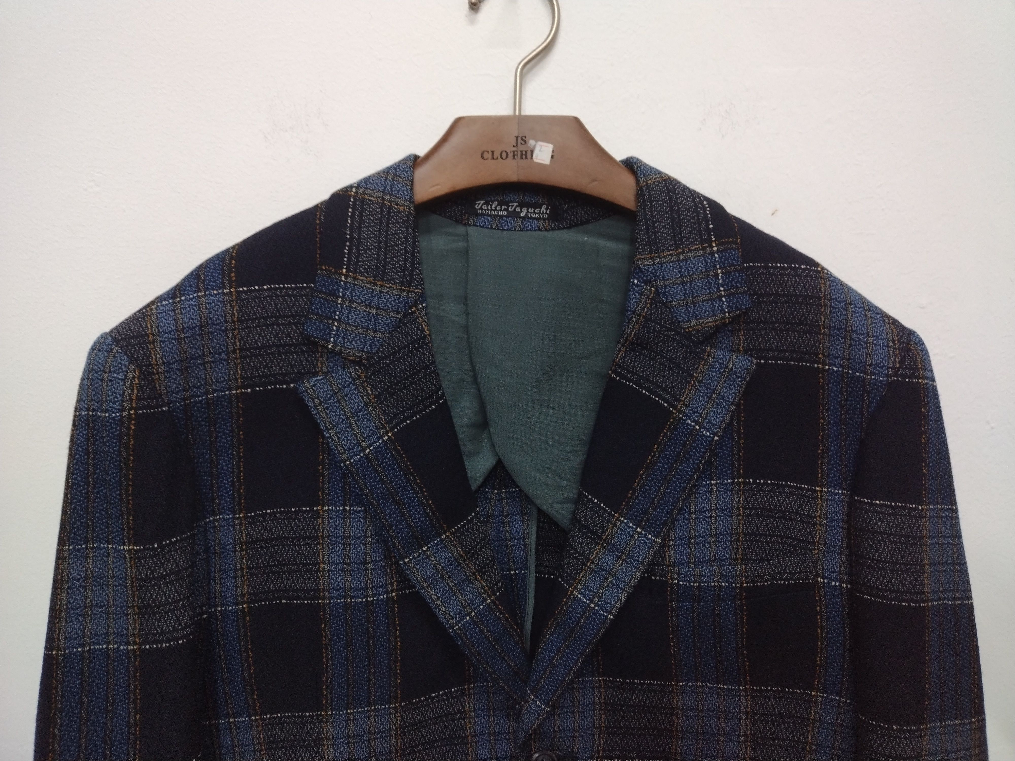 Japanese Brand Vintage Japanese Brand Plaid Blazer Jacket Made in England Size 38L - 4 Thumbnail