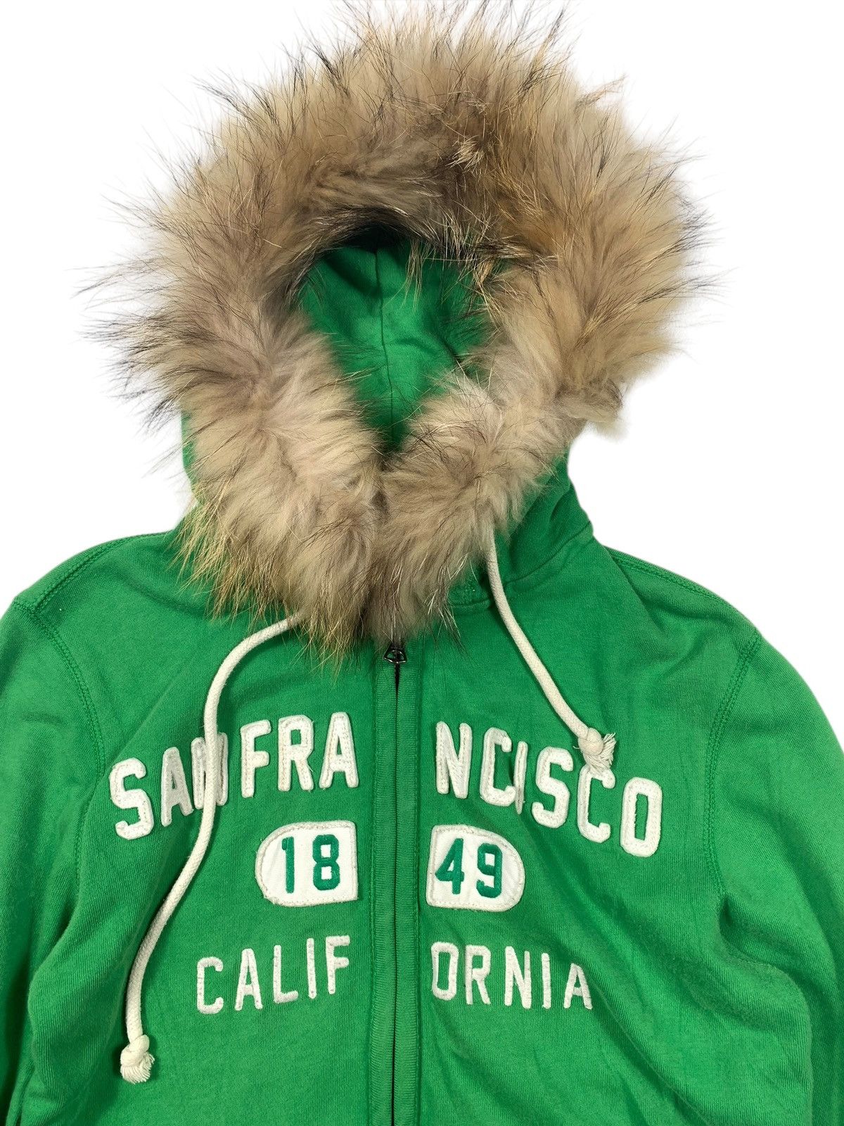 If Six Was Nine × Japanese Brand × Le Grande Bleu (L.G.B.) Who au California Fur Hoodie Jacket lgb Style Size US S / EU 44-46 / 1 - 3 Thumbnail