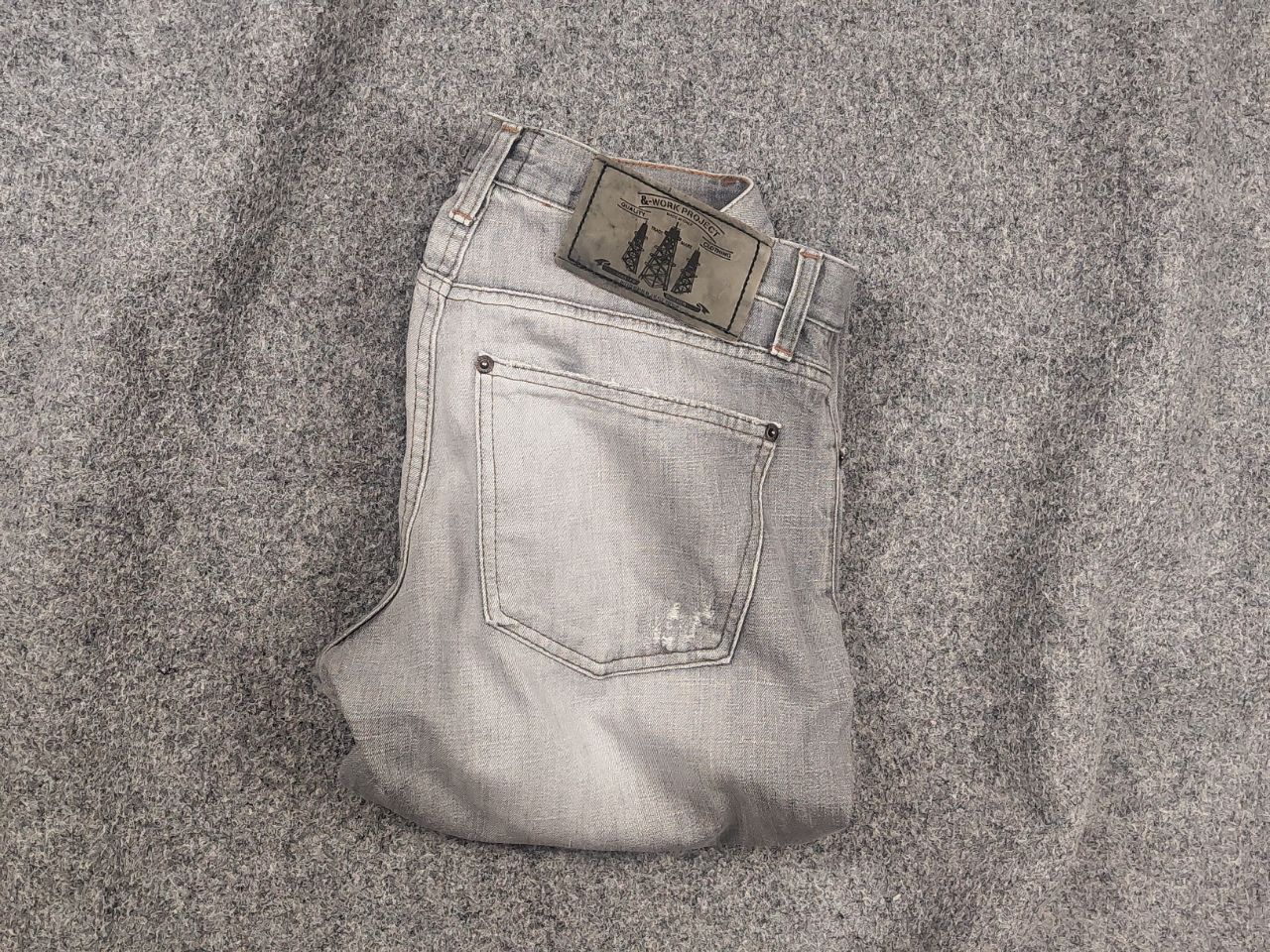 Dolce & Gabbana Vintage Dolce & Gabbana Work Project Faded Gray Denim Jeans Size US 30 / EU 46 - 2 Thumbnail