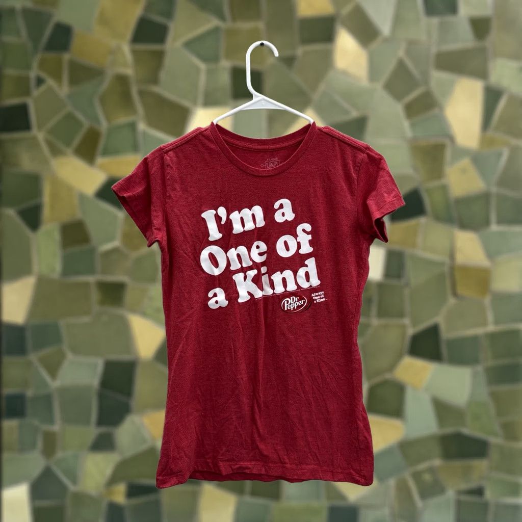 Vintage TNT Womens T-Shirt XL Red Dr. Pepper One of a Kind Short Sleeve Graphic 90s City College Mens Women Boys Girls Size XL / US 12-14 / IT 48-50 - 1 Thumbnail