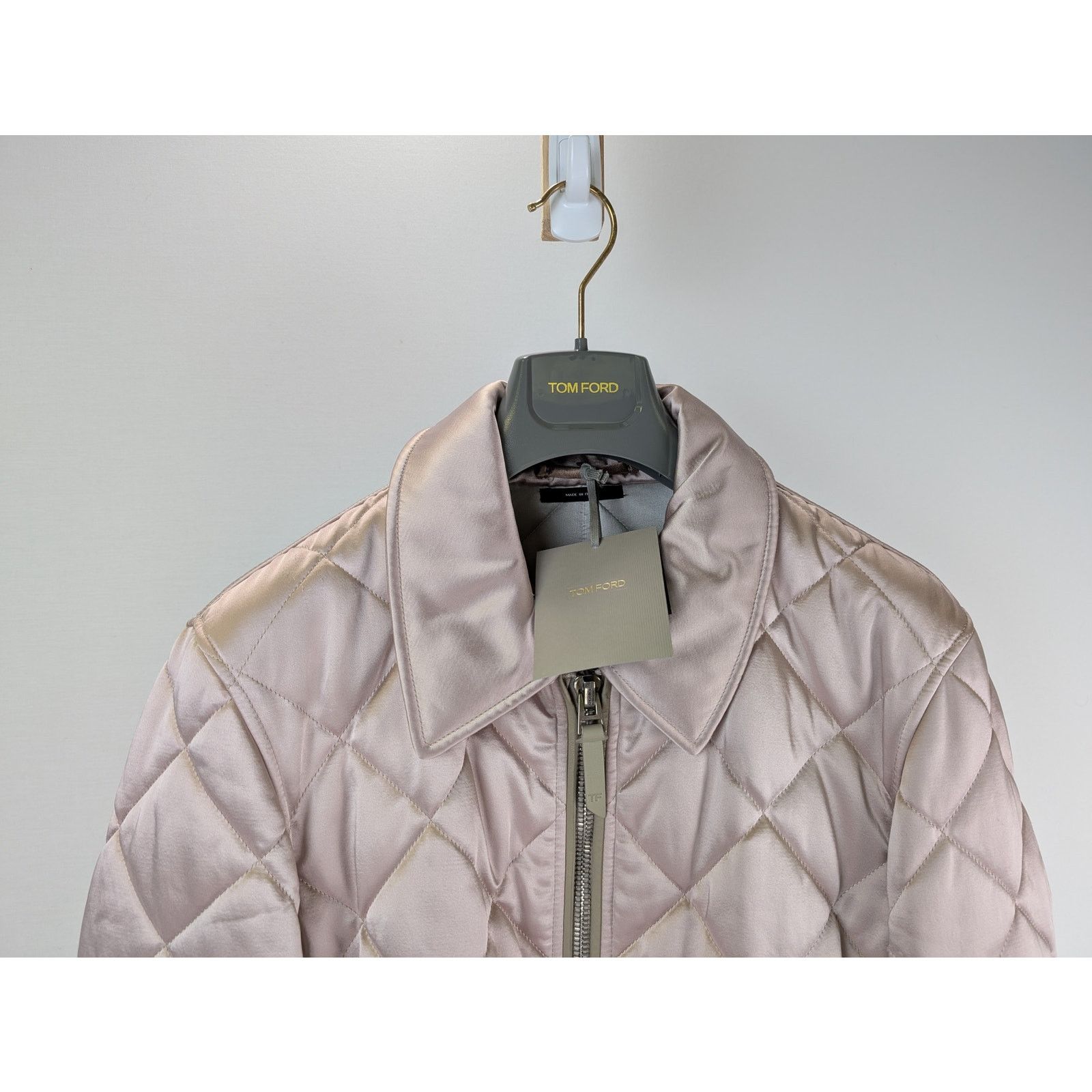 Tom Ford o1rshd1 Outerwear Blouson Bomber Jacket in Light Pink Size US M / EU 48-50 / 2 - 2 Thumbnail