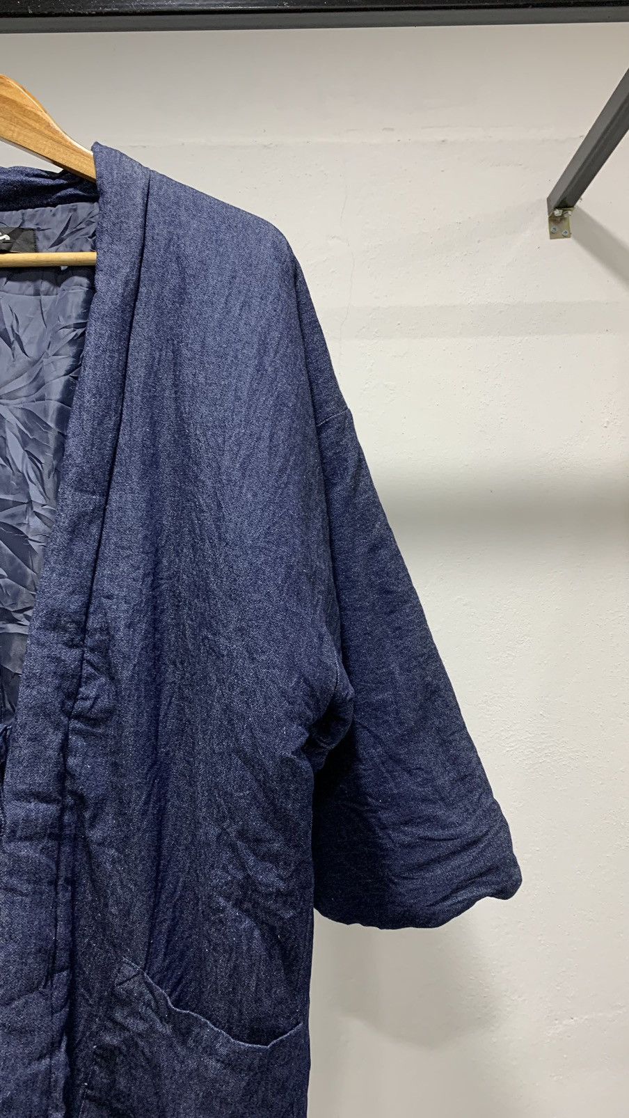 Japanese Brand Yoichi Denim Kimono Quilted Puffer Kapital Size US L / EU 52-54 / 3 - 8 Thumbnail