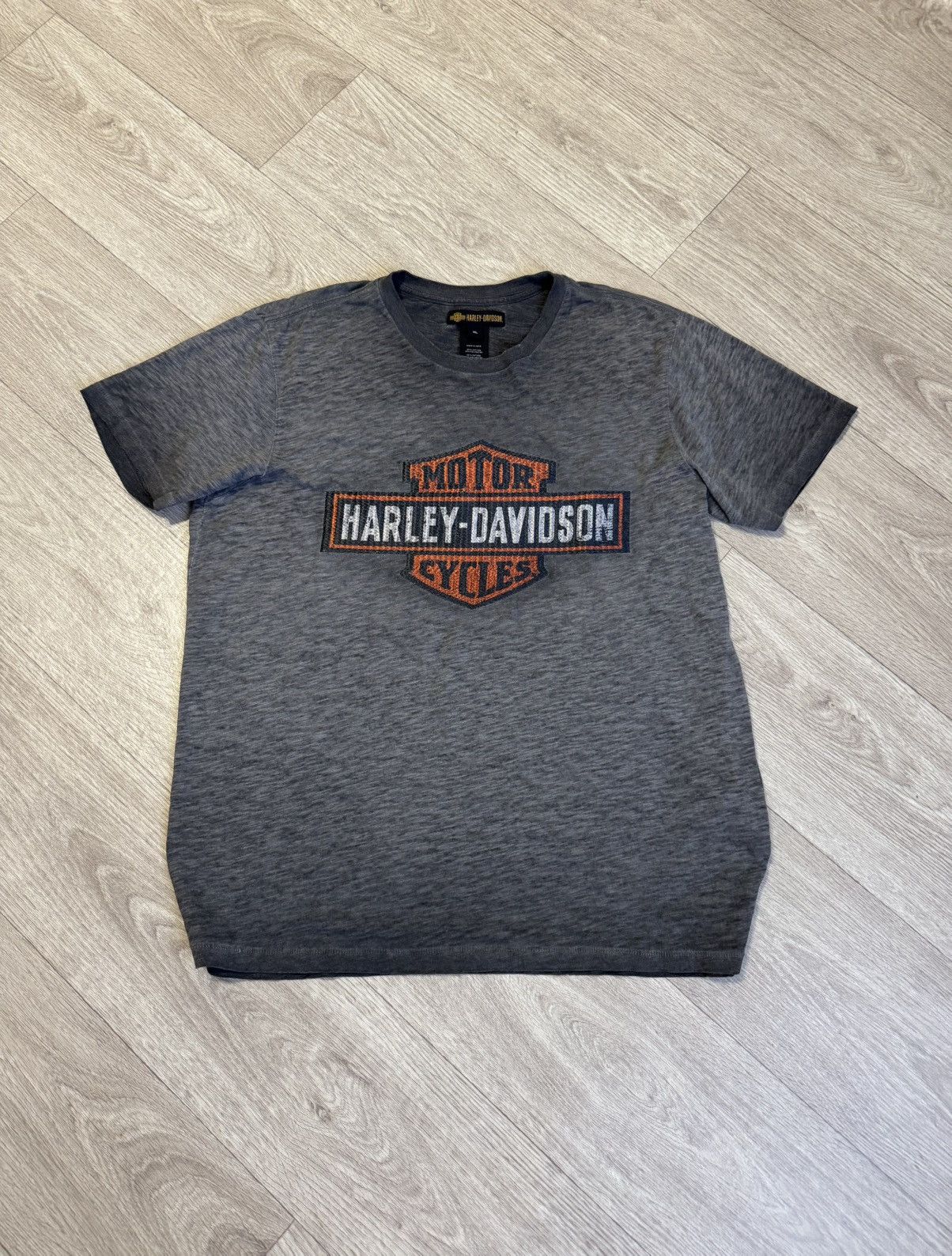 Harley Davidson 🔷Vintage Harley Davidson Big logo T-shirt 90s🔷 Size US XL / EU 56 / 4 - 1 Thumbnail