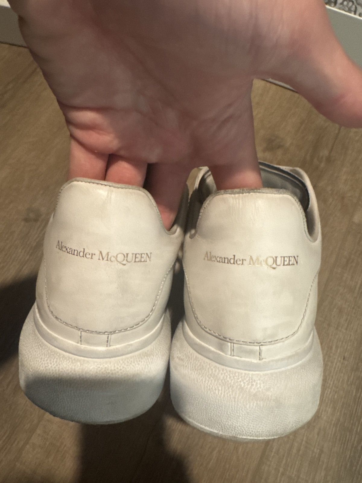Alexander McQueen Alexander McQueen Oversized Sneakers (all white) Size US 9 / EU 42 - 3 Thumbnail