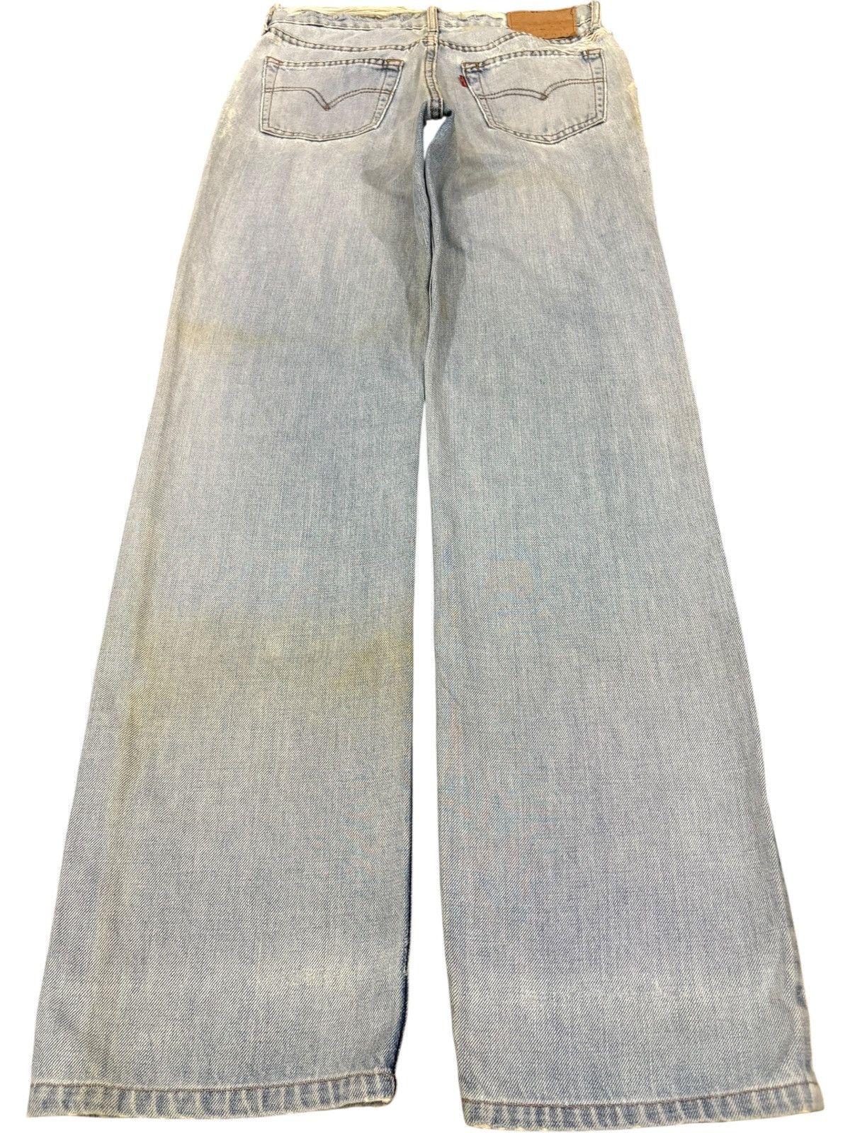 Levi's Vintage 90s Levis 508 Light Wash Distressed Loose Jeans Size US 30 / EU 46 - 2 Thumbnail